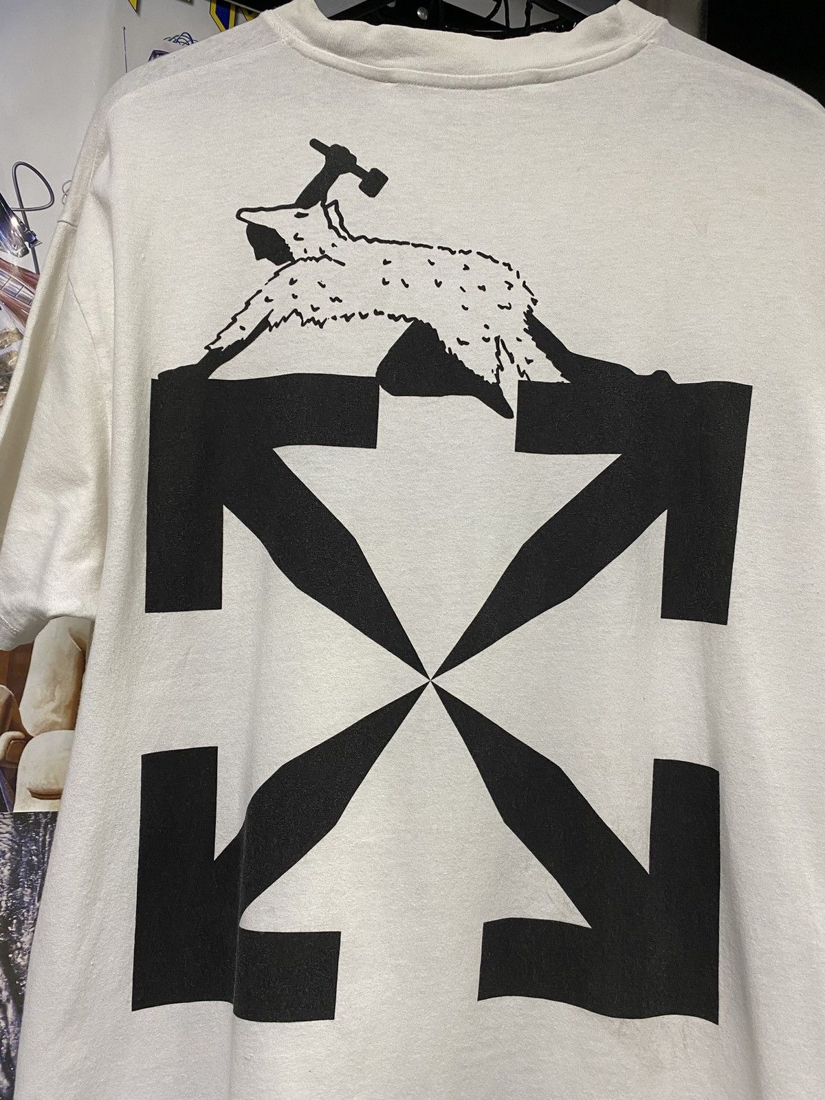 Other Off-White Virgil Abloh World Caterpillar White Shirt XLarge Size US XL / EU 56 / 4 - 5 Thumbnail