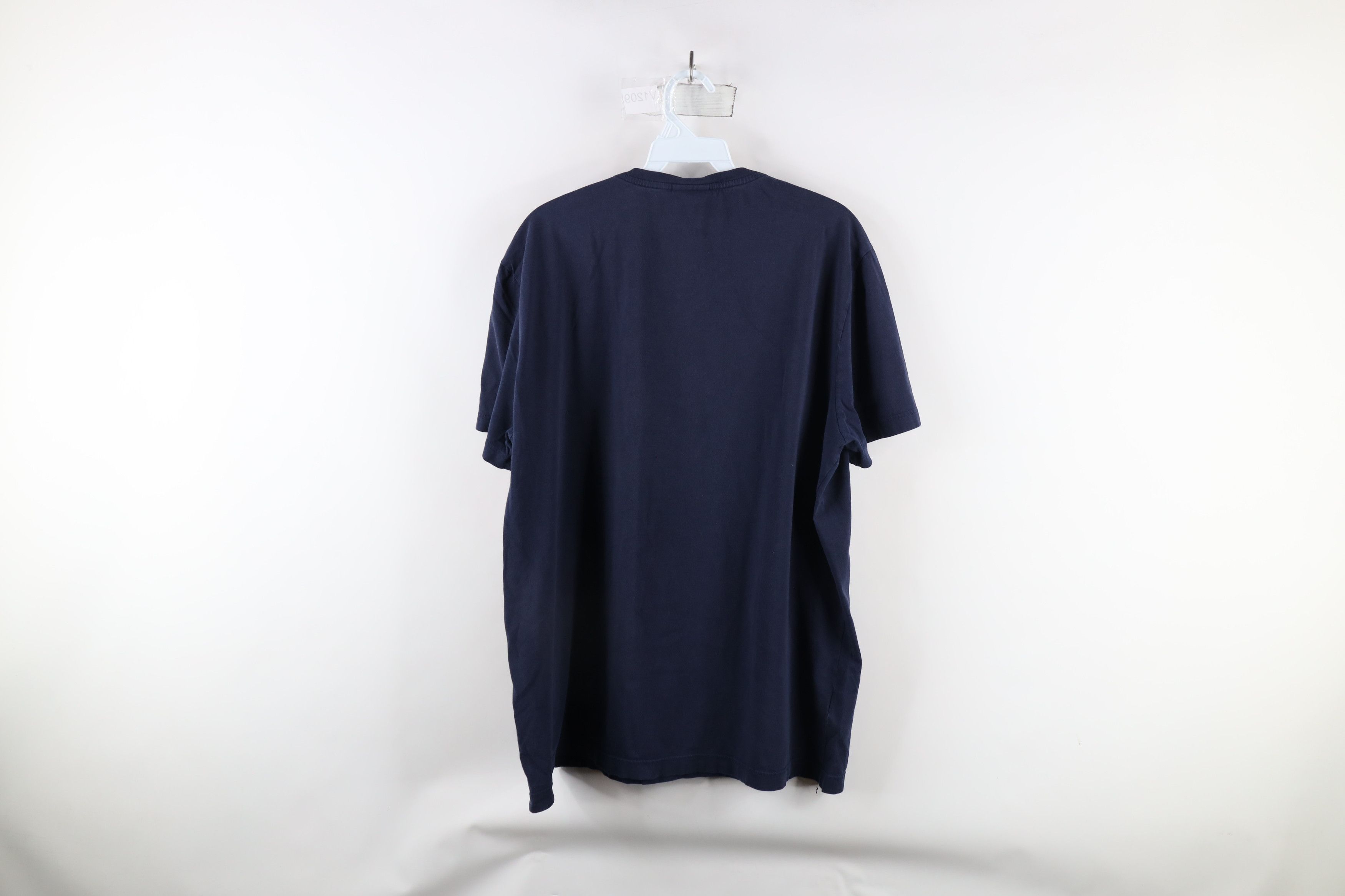 Lacoste × Vintage Vintage Lacoste Faded Croc Logo Short Sleeve V-Neck T-Shirt Size US XXL / EU 58 / 5 - 7 Thumbnail
