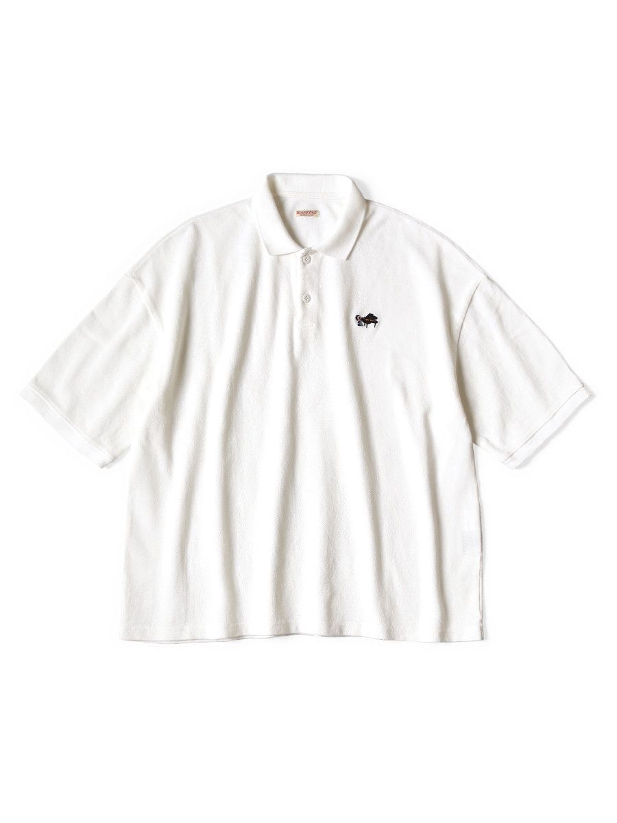 Kapital KAPITAL Dry Kanoko Box Polo shirt Piano Size US XL / EU 56 / 4 - 1 Thumbnail