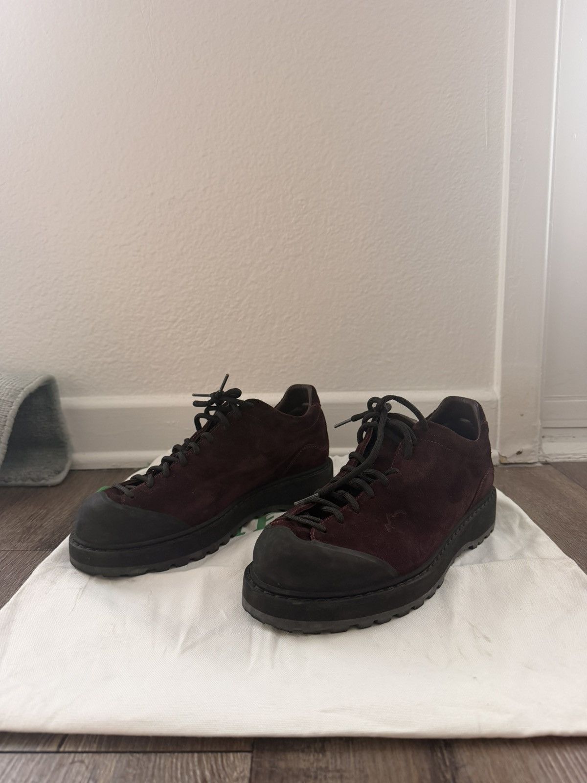 Diemme DIEMME AMPEZZO BURGUNDY SUEDE LOW BOOTS Size US 8 / EU 41 - 1 Thumbnail