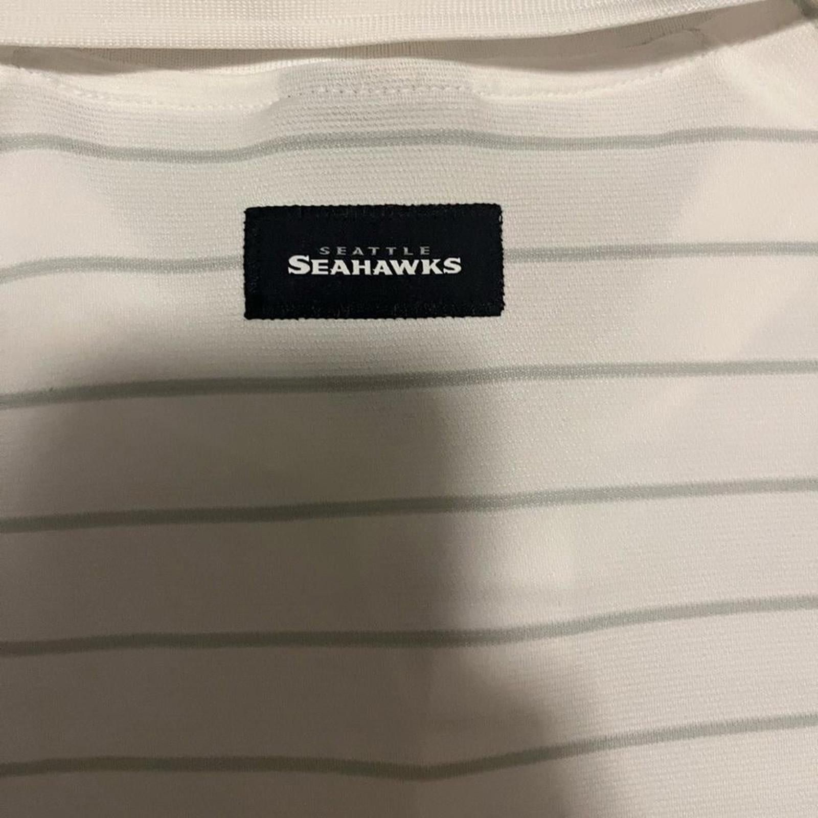 Nike Nike Men's White Seattle Seahawks Sideline Victory Coaches Performance Po Size US XXL / EU 58 / 5 - 7 Thumbnail