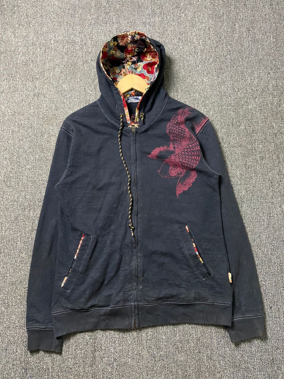 Japanese Brand × PPFM PPFM Skull Mask Zip up hoodie | Grailed
