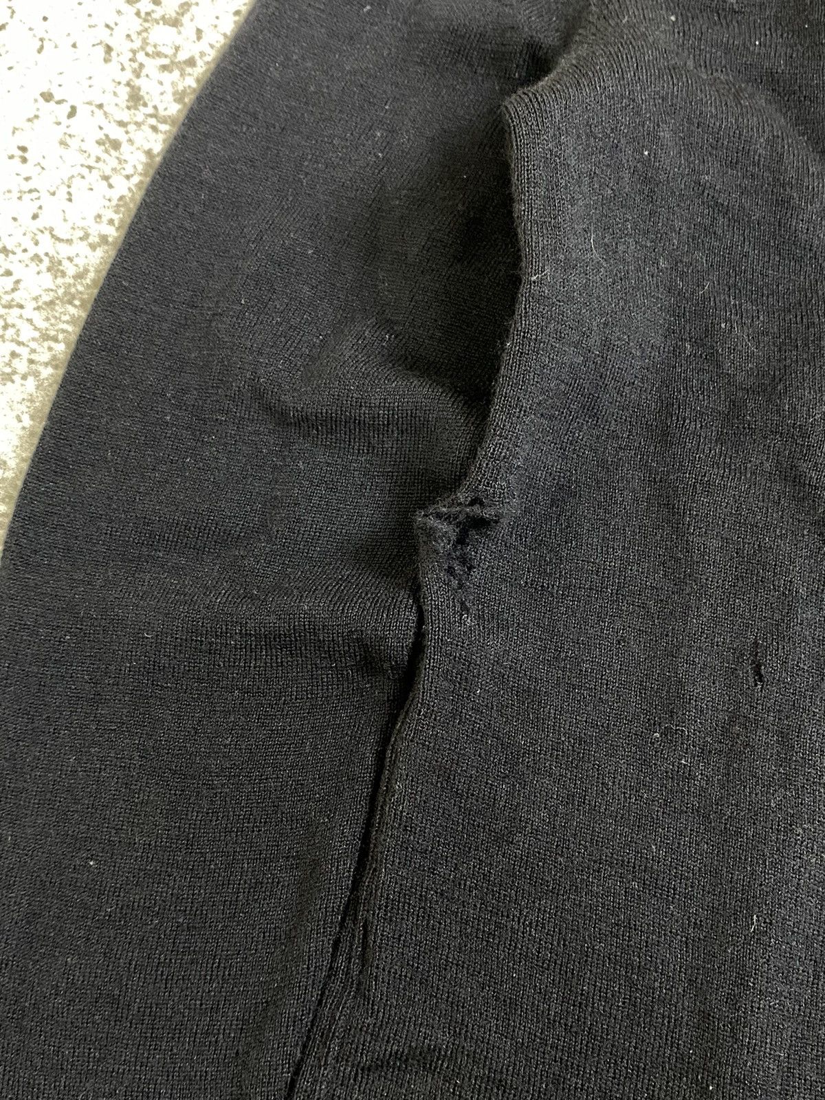 Celine Vintage Celine distressed embroidered knitt Size M / US 6-8 / IT 42-44 - 3 Thumbnail