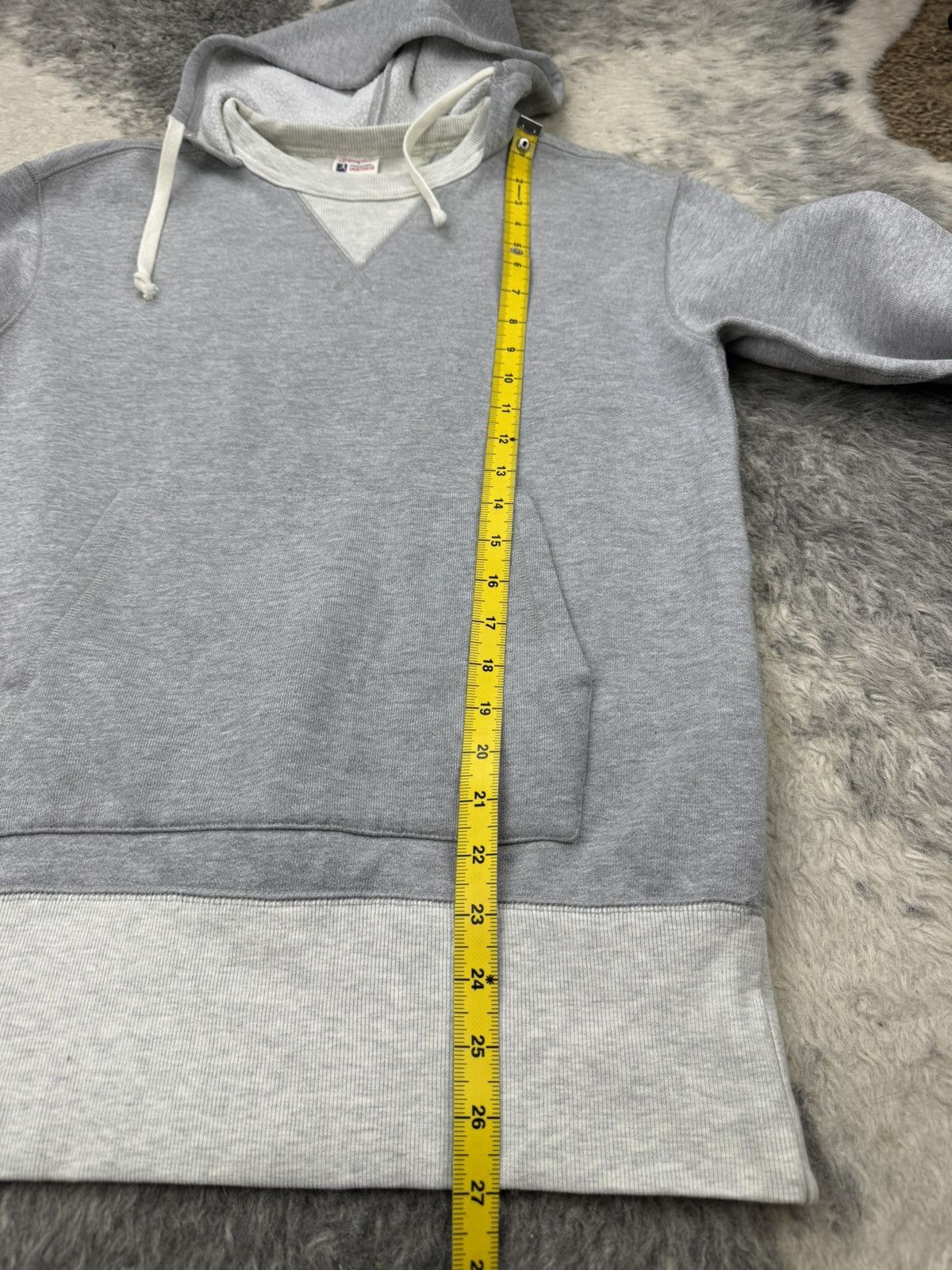 Champion 1950s Champion Running Man Tag Two Tone Afterhood Hoodie Size US M / EU 48-50 / 2 - 18 Thumbnail
