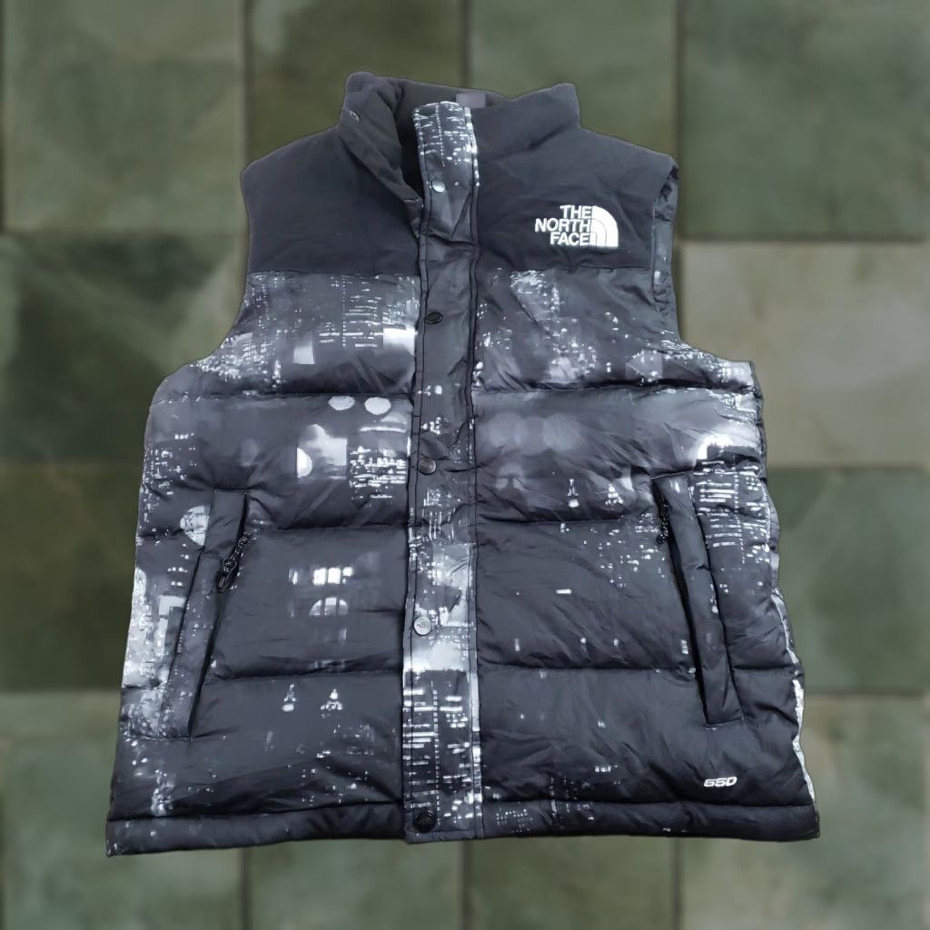 The North Face North Face Nuptse 550 Vest Mens Medium Black Extra Butter Nightcrawler Down Size US M / EU 48-50 / 2 - 1 Thumbnail