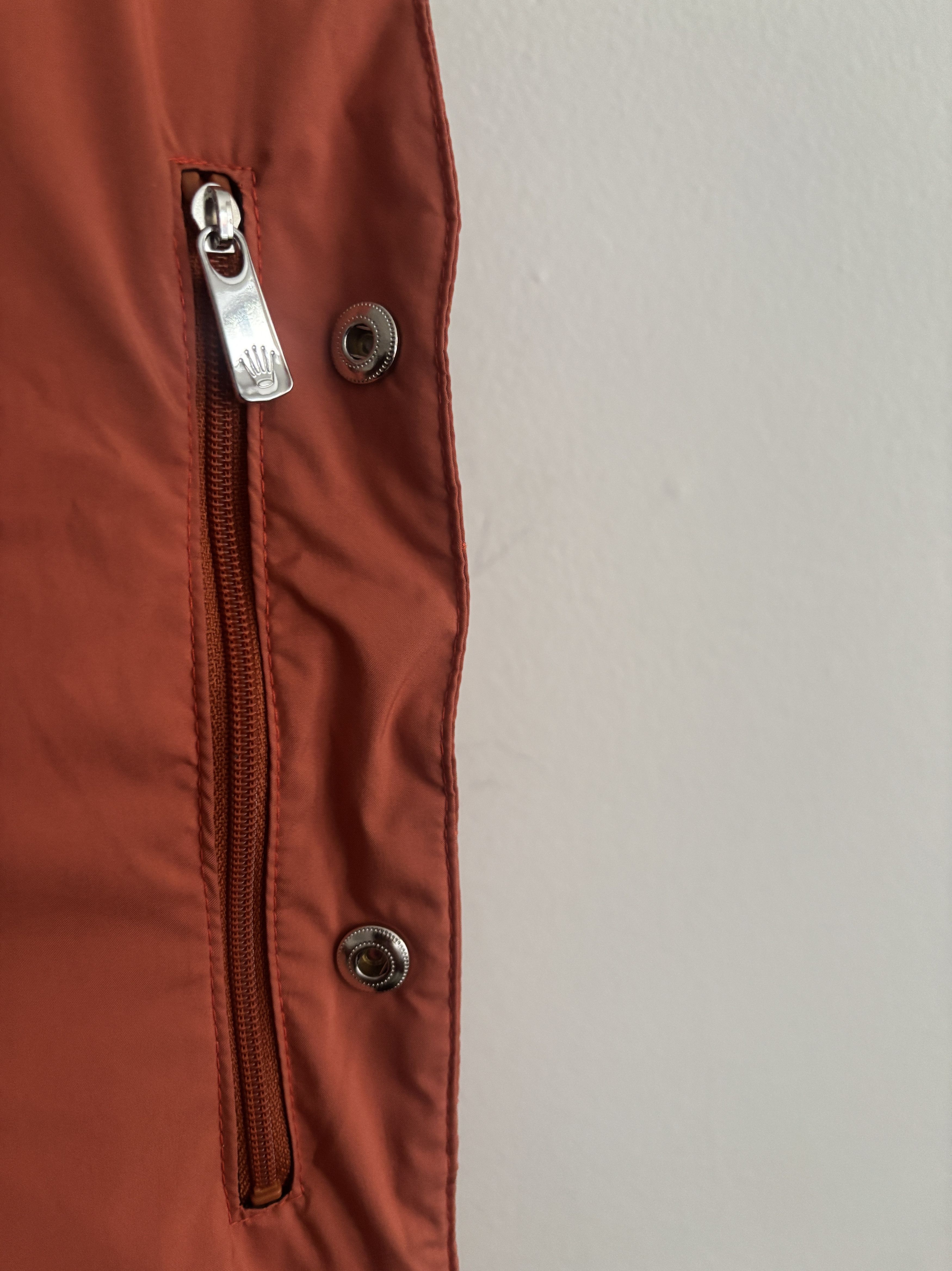 Fedeli RARE Rolex Quilted Orange Down Snap Button Padded Vest Size US M / EU 48-50 / 2 - 7 Thumbnail