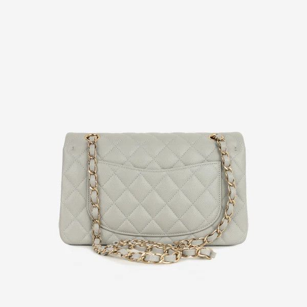 Chanel os11x0326 Size: OS / Small Double Classic Flap Bag in Grey Size ONE SIZE - 3 Thumbnail