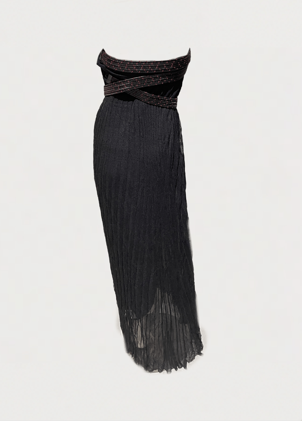 Christopher Esber Shadow Line Knit Maxi Gown Size XXS / US 00 / IT 34 - 2 Thumbnail