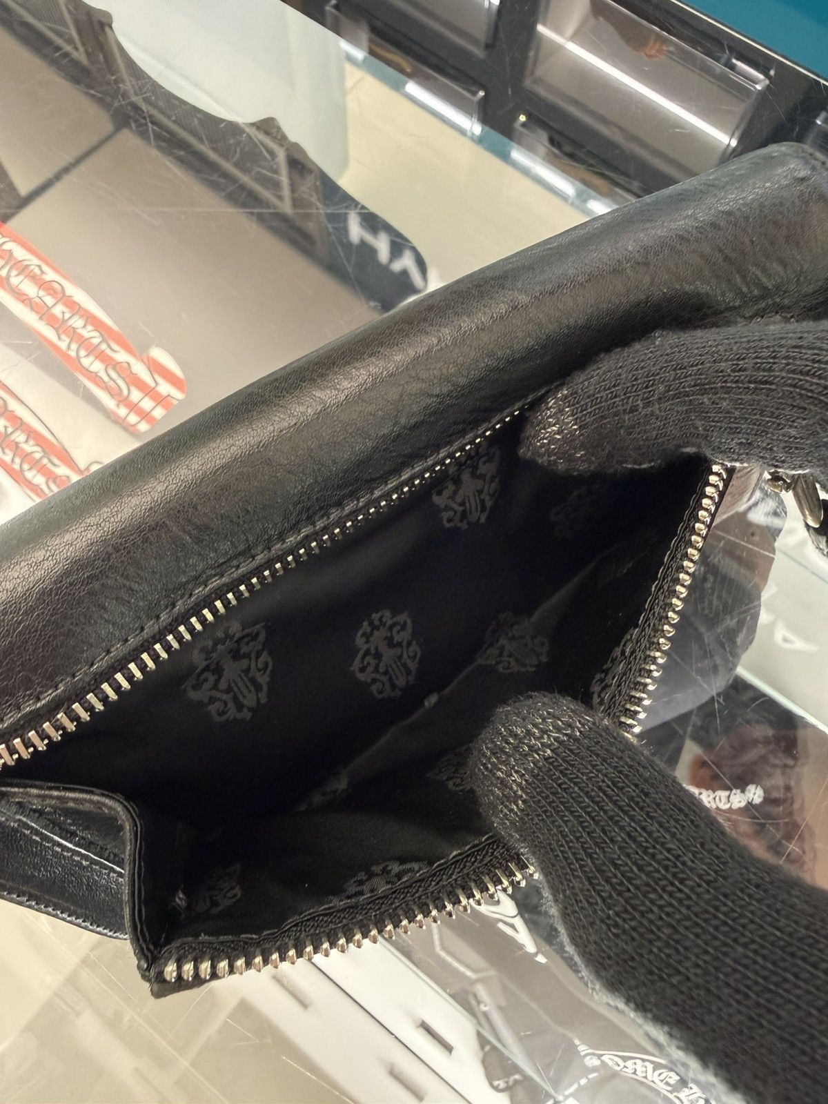 Chrome Hearts Chrome Hearts Leather Wallet Black Size ONE SIZE - 9 Thumbnail