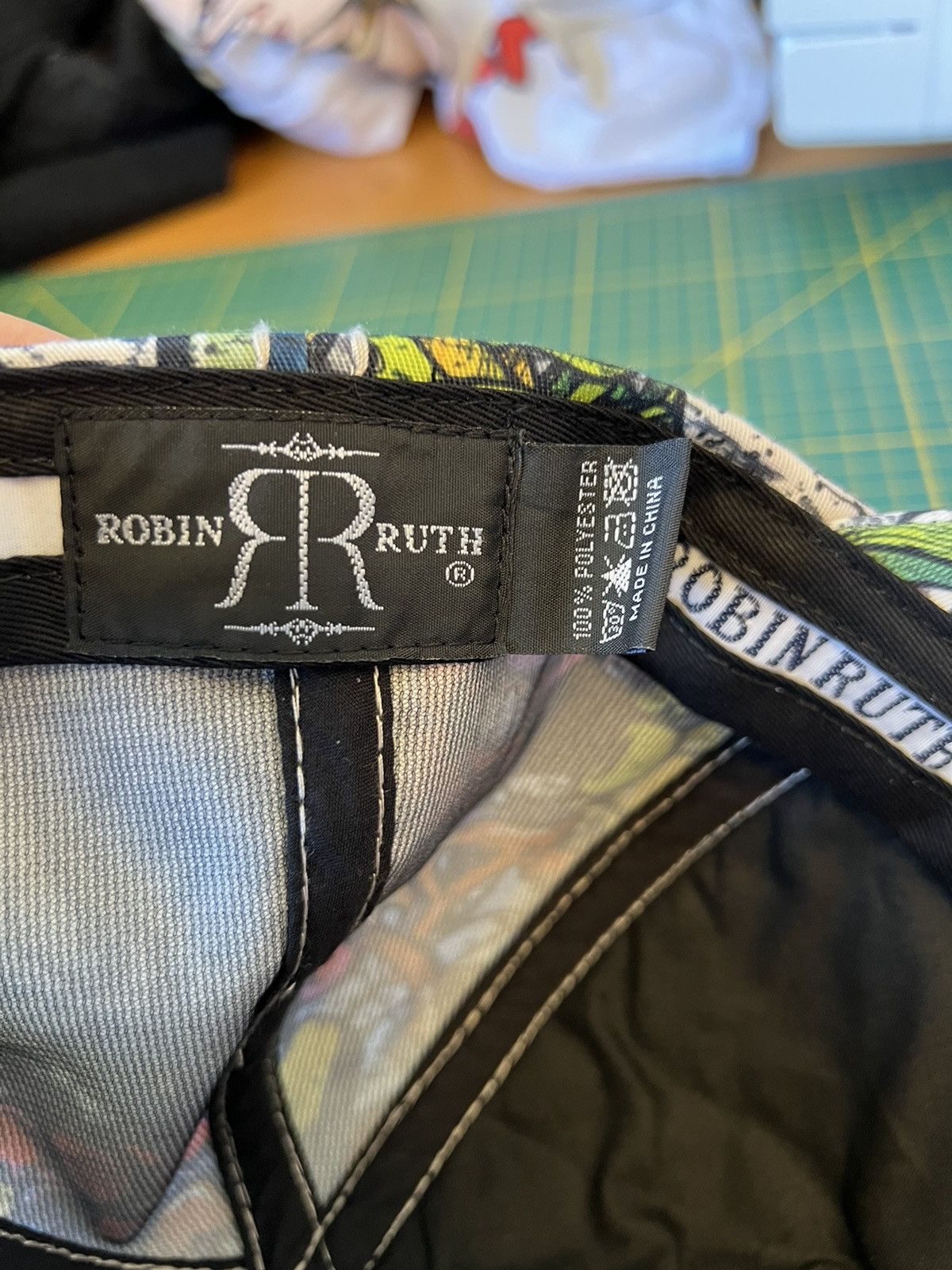 Vintage Robin Ruth “Buenos Aires” leather brim hat Size ONE SIZE - 6 Thumbnail