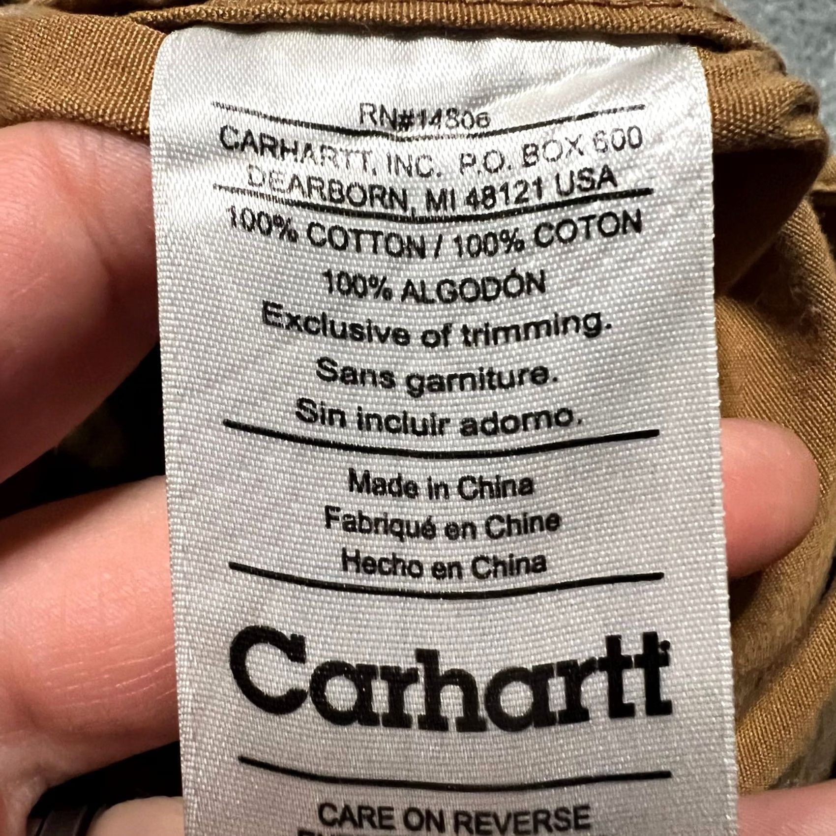 Carhartt Carhartt Tradesman Shirt Mens XL Tall Brown Short Sleeve Work Canvas S133 Size US XL / EU 56 / 4 - 7 Thumbnail
