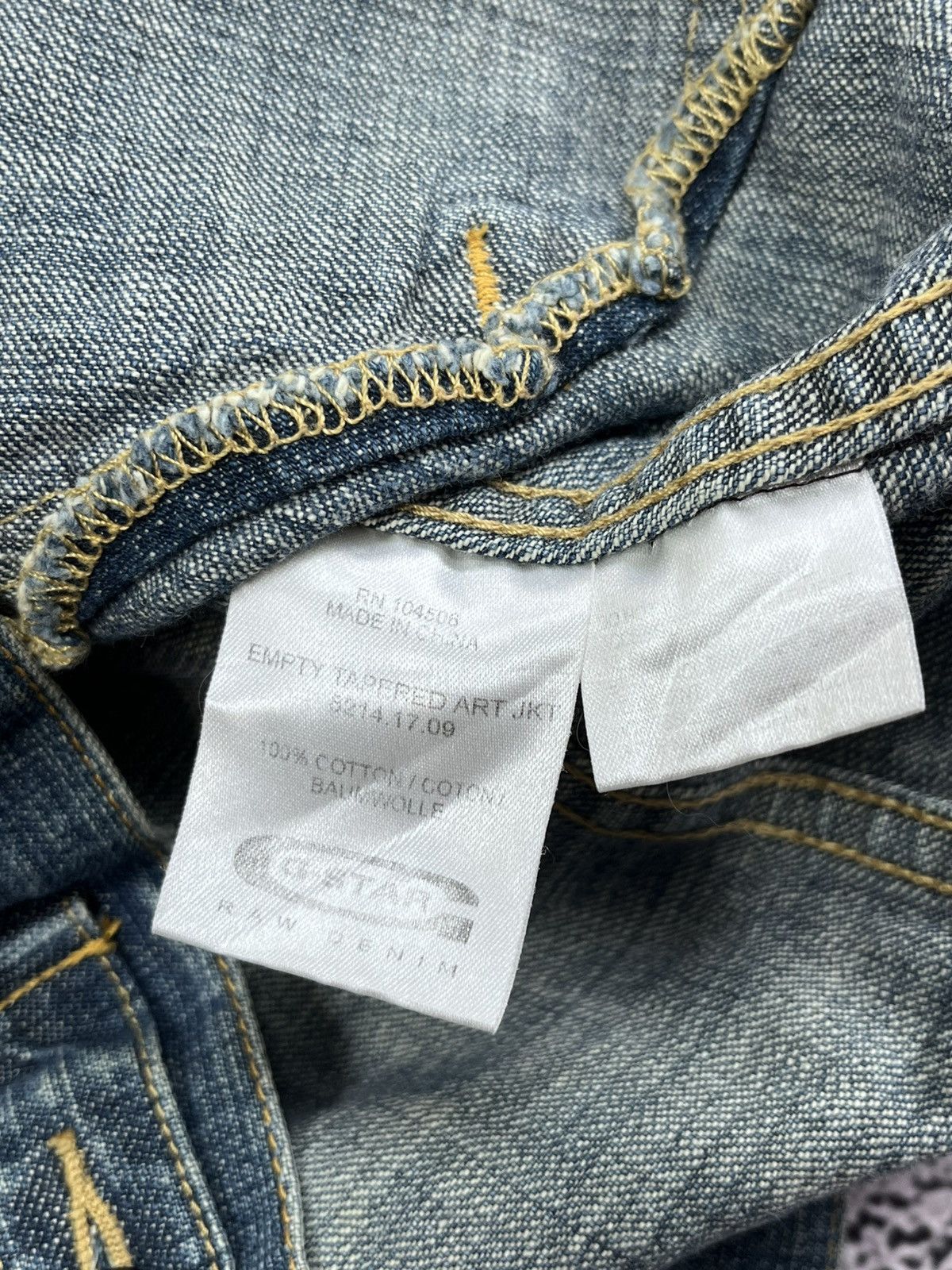 G-Star Vintage G Star Denim Denim Empty Tapered Art Jacket Size US M / EU 48-50 / 2 - 12 Thumbnail