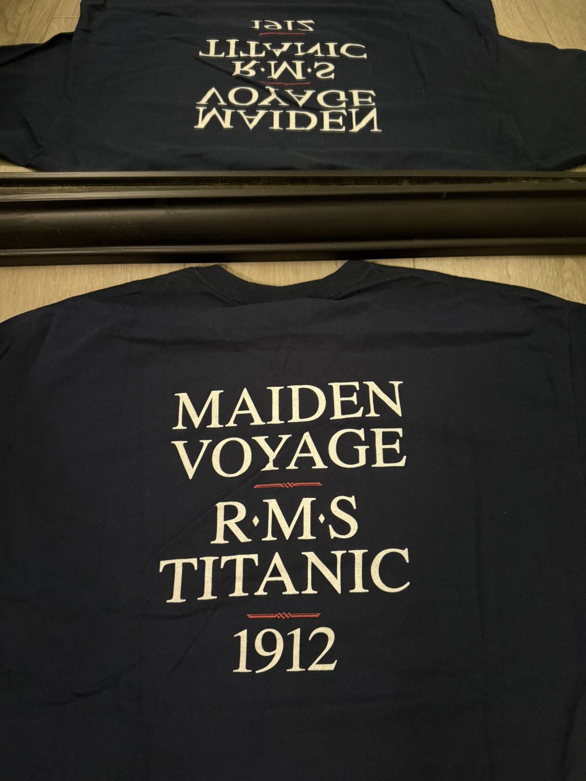 Vintage Vintage / Y2K White Star Line Titanic Crew Shirt Size US XL / EU 56 / 4 - 4 Thumbnail