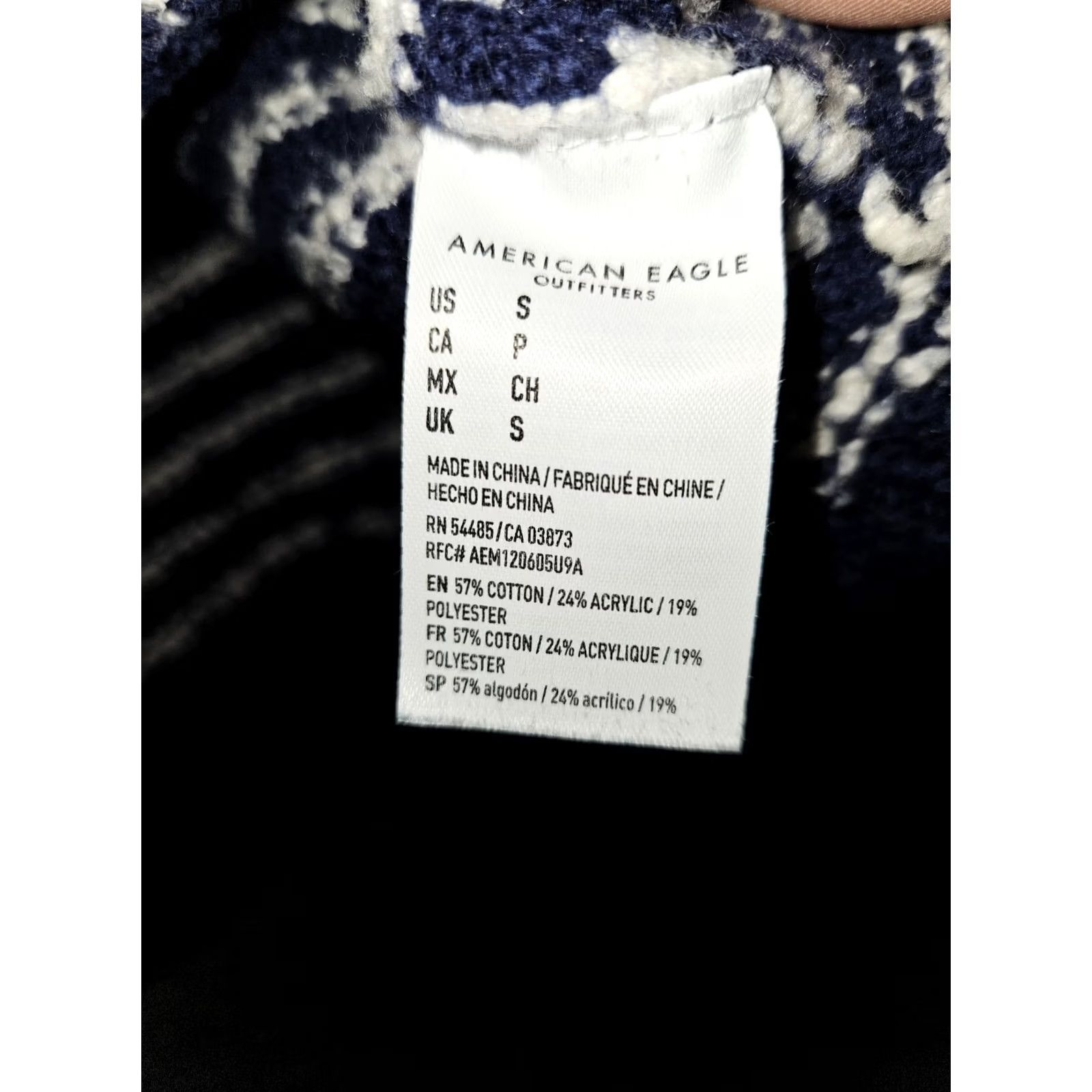 American Eagle Outfitters VINTAGE American EagleHenley Sweater Womens S Blue Striped Lightweight Oversized 90s Preppy Courtside? Size S / US 4 / IT 40 - 7 Thumbnail