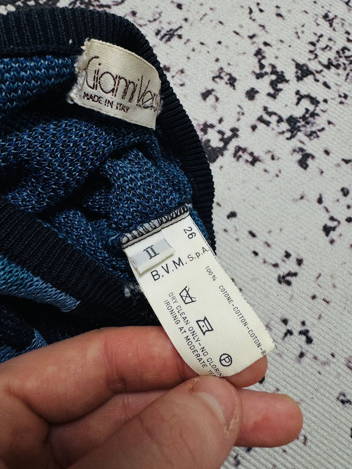 Vintage 80s Gianni Versace Knit Sweater Archive Designer