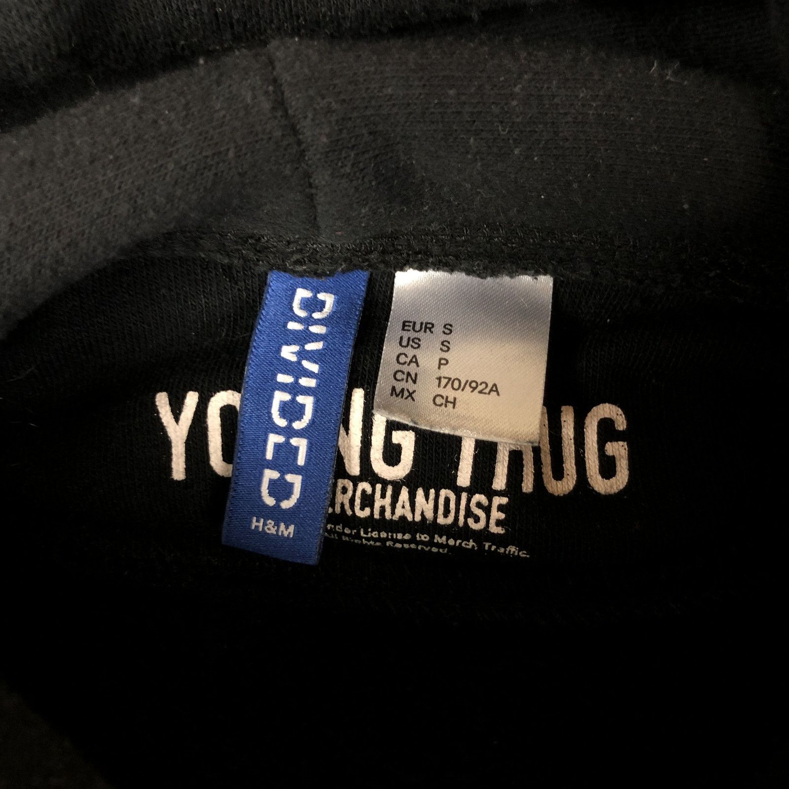 H&M × Young Thug Young Thug Hoodie Thugger Black Hoodie Size US S / EU 44-46 / 1 - 9 Thumbnail