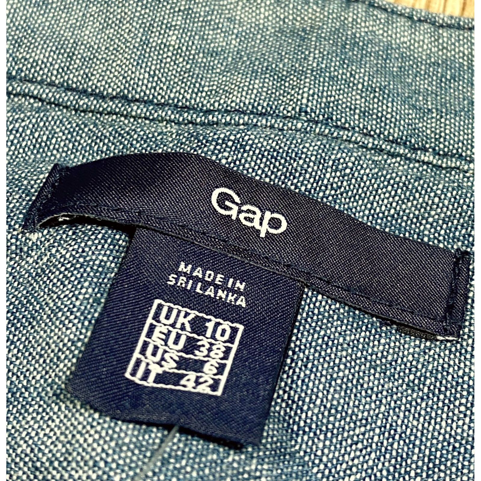 Gap Gap Marian Tunic Shirt Blue Chambrey Size UK 10 Womens BNWT Belted Long Sleeve Size L / US 10 / IT 46 - 5 Thumbnail
