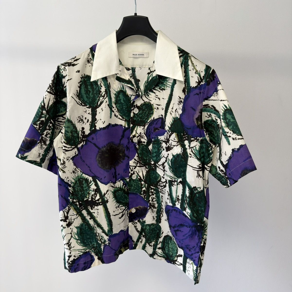 Wales Bonner ‘Highlife’ Floral Print Bowling Shirt Size US M / EU 48-50 / 2 - 2 Thumbnail