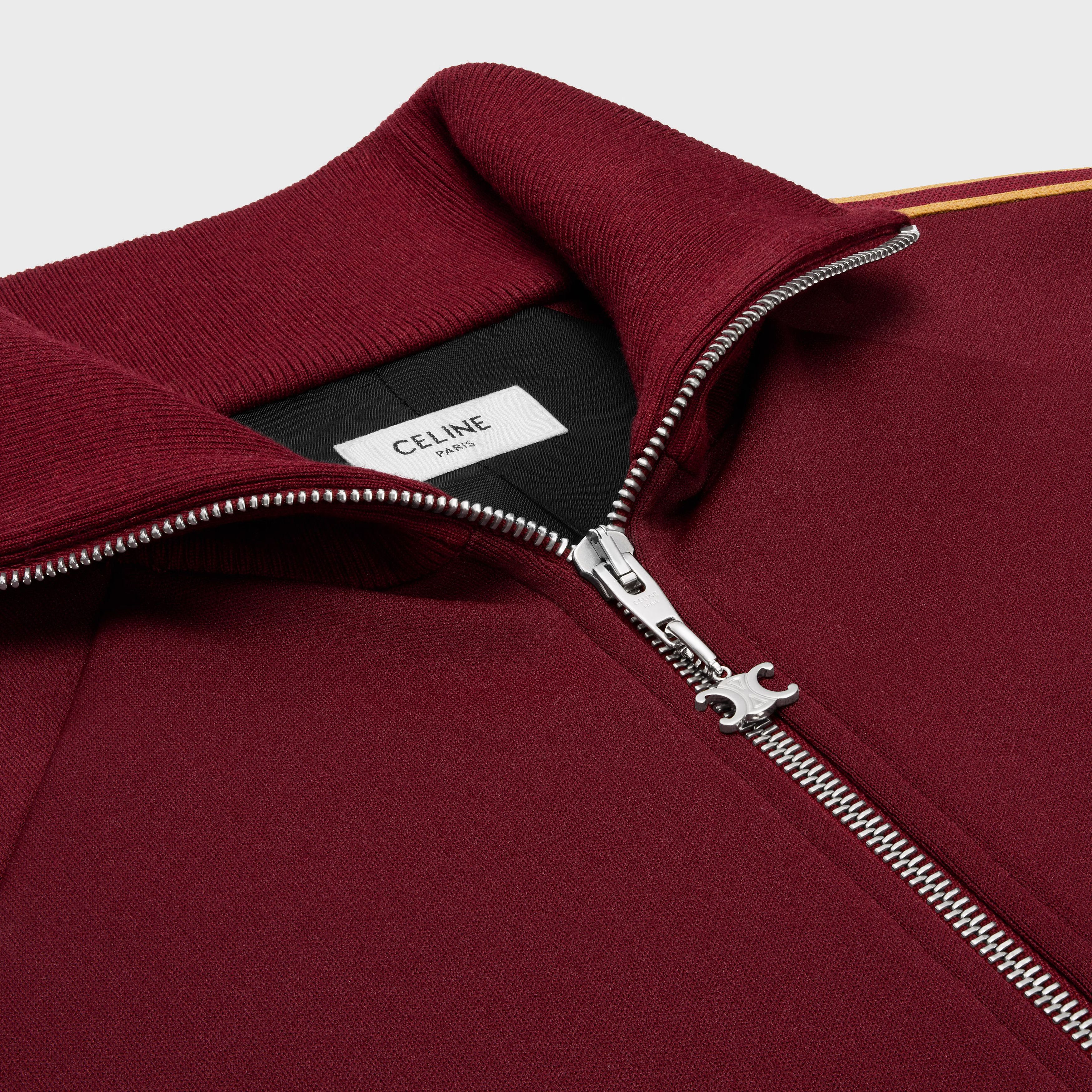 Celine o1bcso1str0925 2Y14H121O Tracksuit Jacket Vintage Burgundy Size US S / EU 44-46 / 1 - 3 Thumbnail