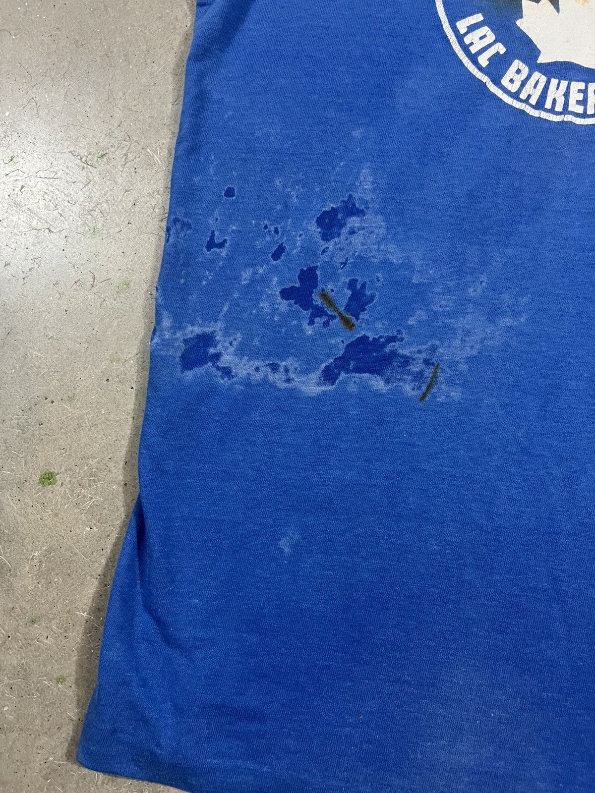 Vintage Vintage 70s Triathlon T Shirt Faded Blue Size US M / EU 48-50 / 2 - 4 Thumbnail