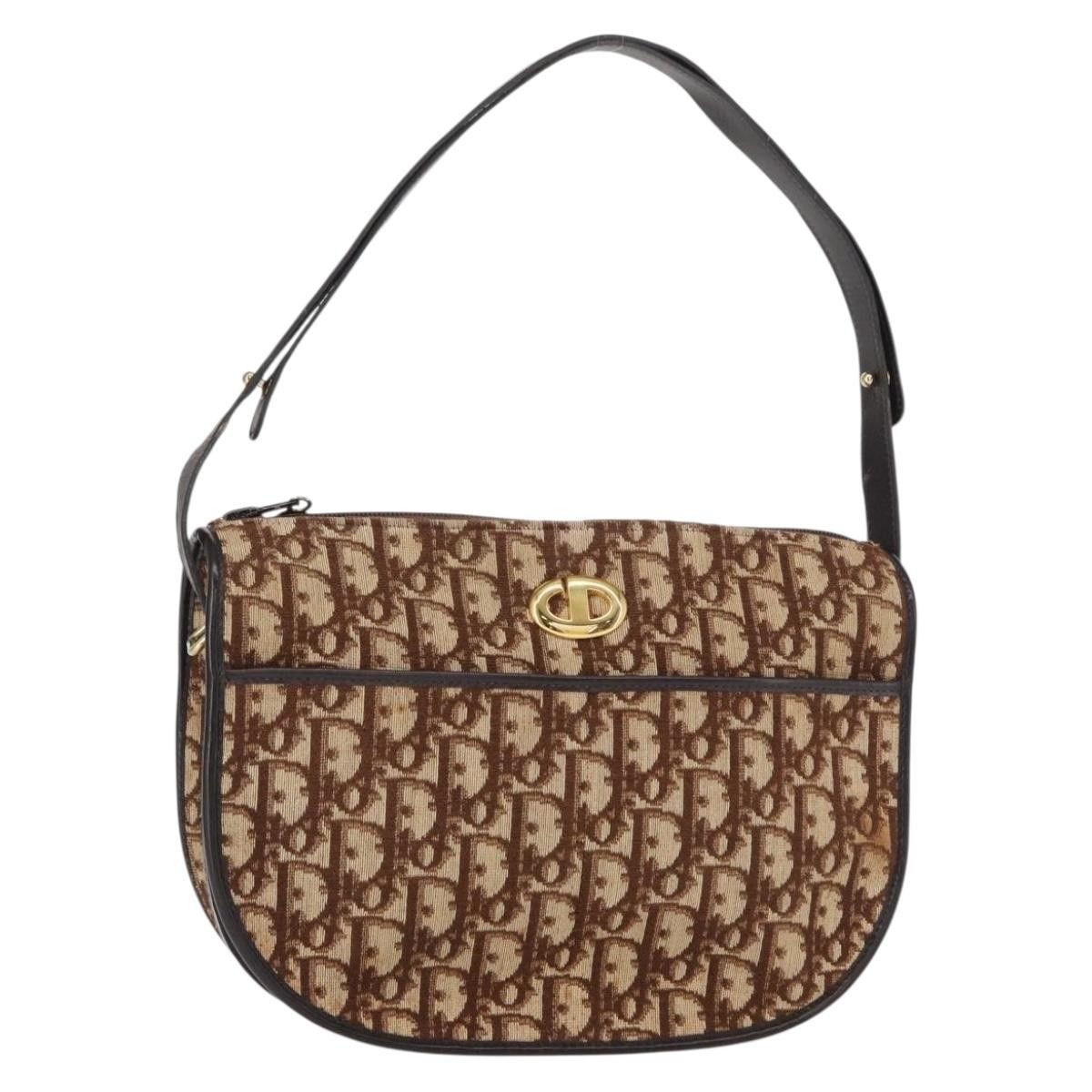 Dior Christian Dior Vintage Trotter Shoulder Bag Canvas Size ONE SIZE - 1 Thumbnail