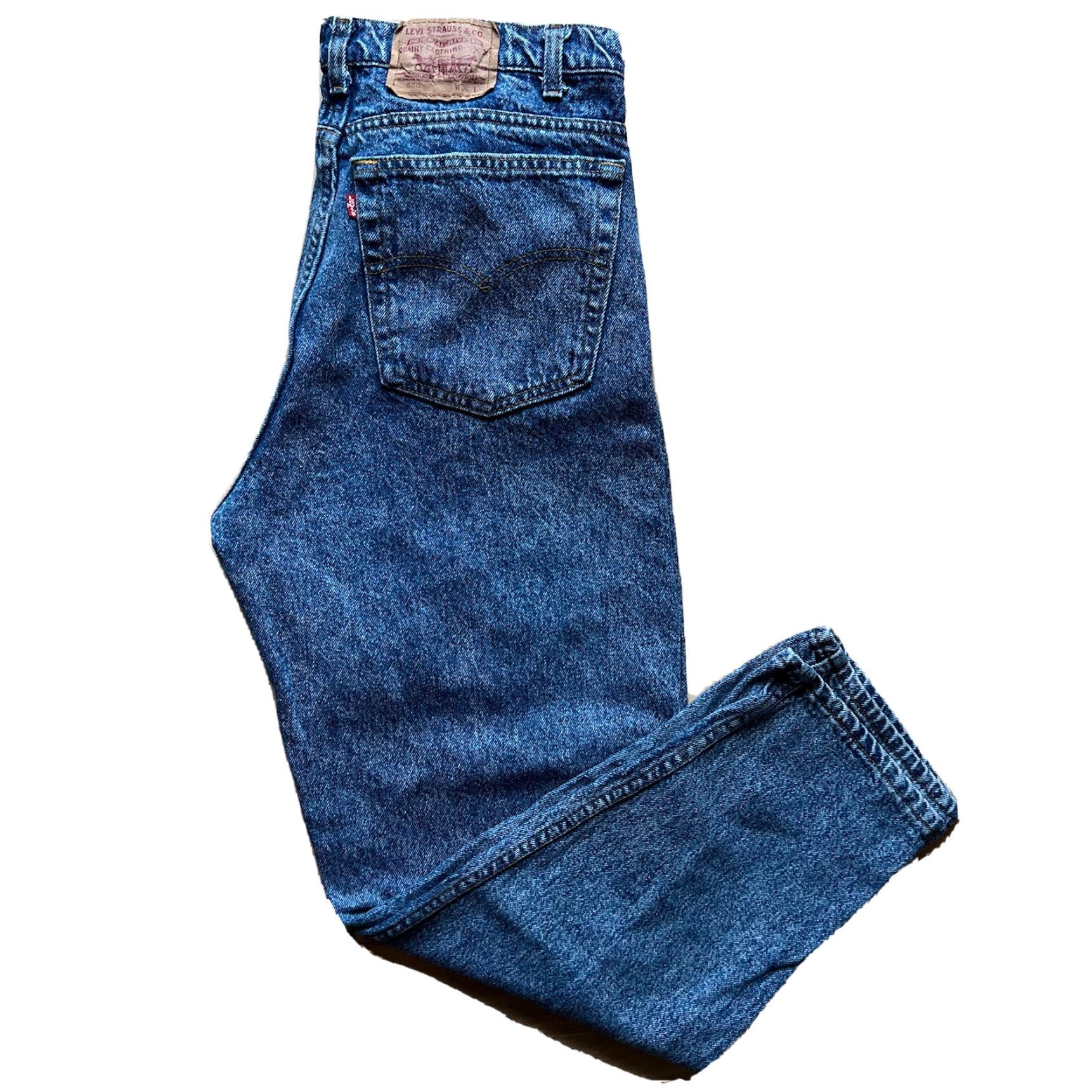 Levi's VINTAGE Levi's 585 Jeans 36x29.5 Blue Denim USA Western 80s Levi's 500 Series Men N/A Size US 36 / EU 52 - 2 Thumbnail