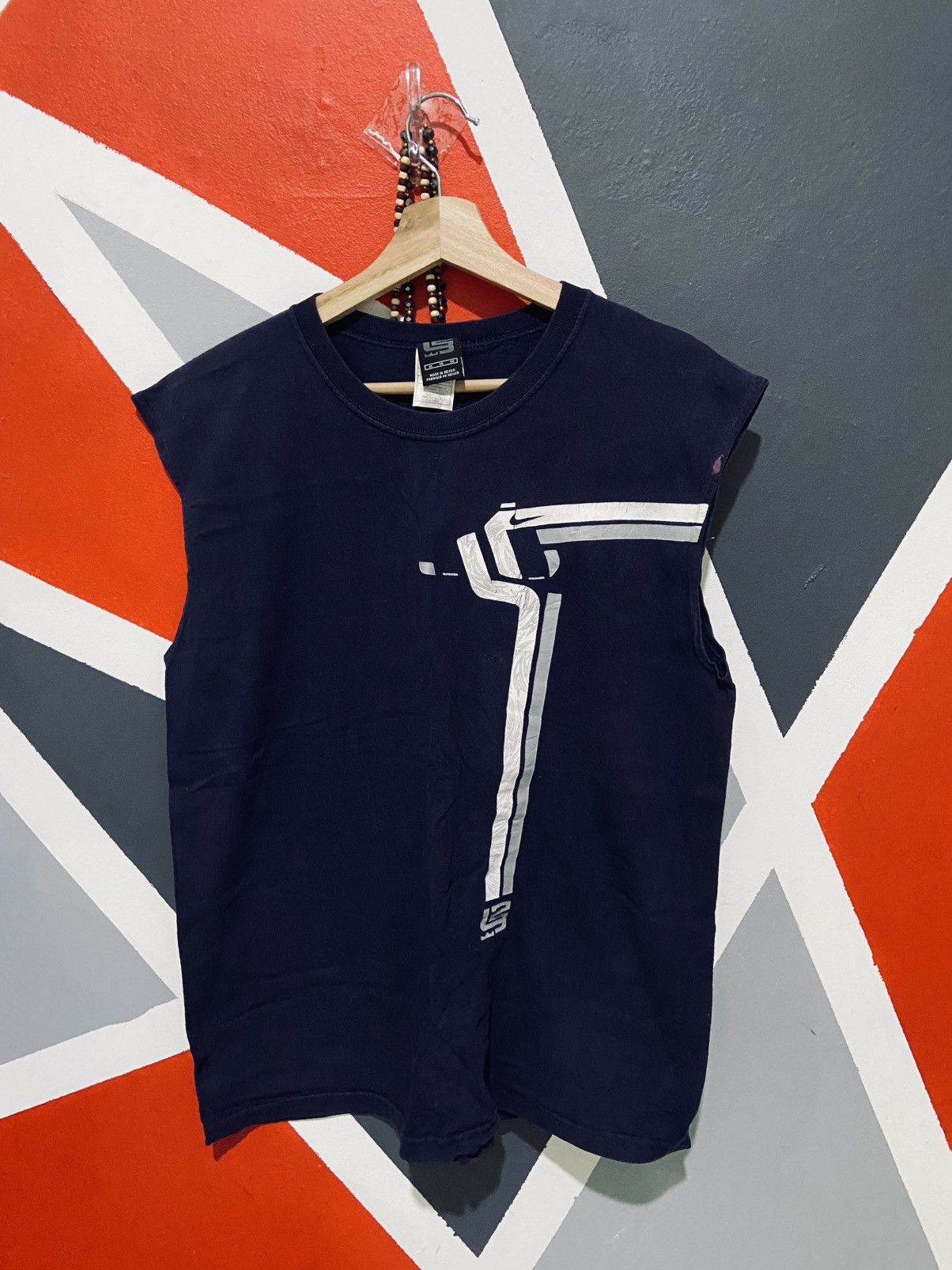 Nike Lebron James X Nike Sleeveless Tee Size US XL / EU 56 / 4 - 1 Thumbnail