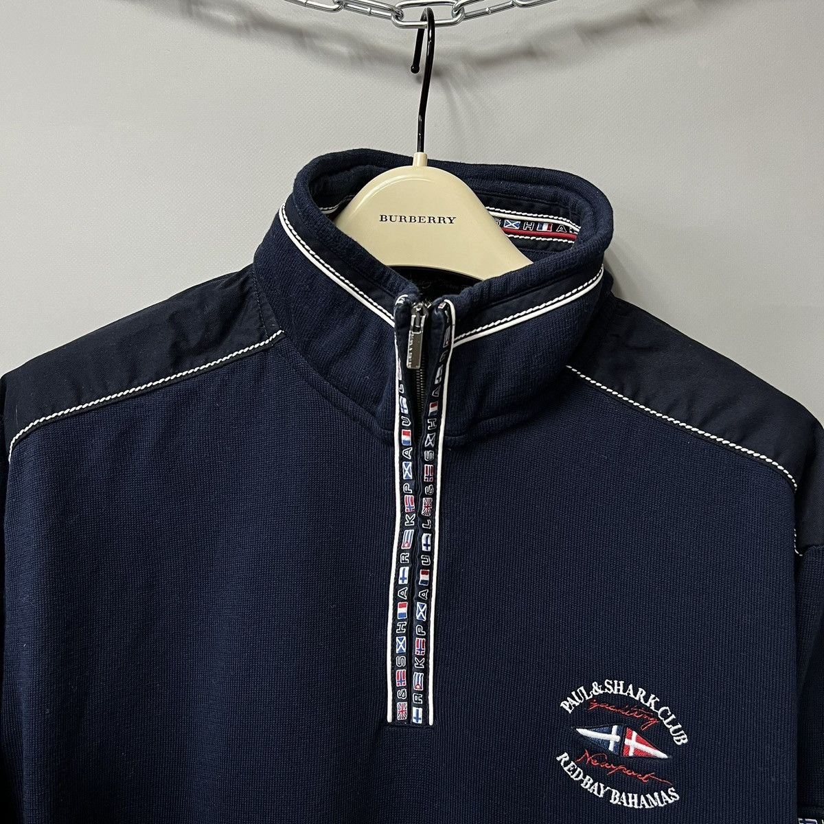 Paul & Shark Paul & Shark Vintage Sweater Zip “Red Bay Bahamas” yachting Size US XL / EU 56 / 4 - 2 Thumbnail