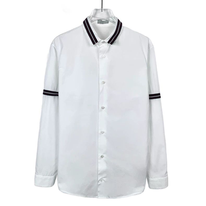 Dior Dior Size 38 White double-sleeved striped lapel single-brea Size US XS / EU 42 / 0 - 1 Thumbnail