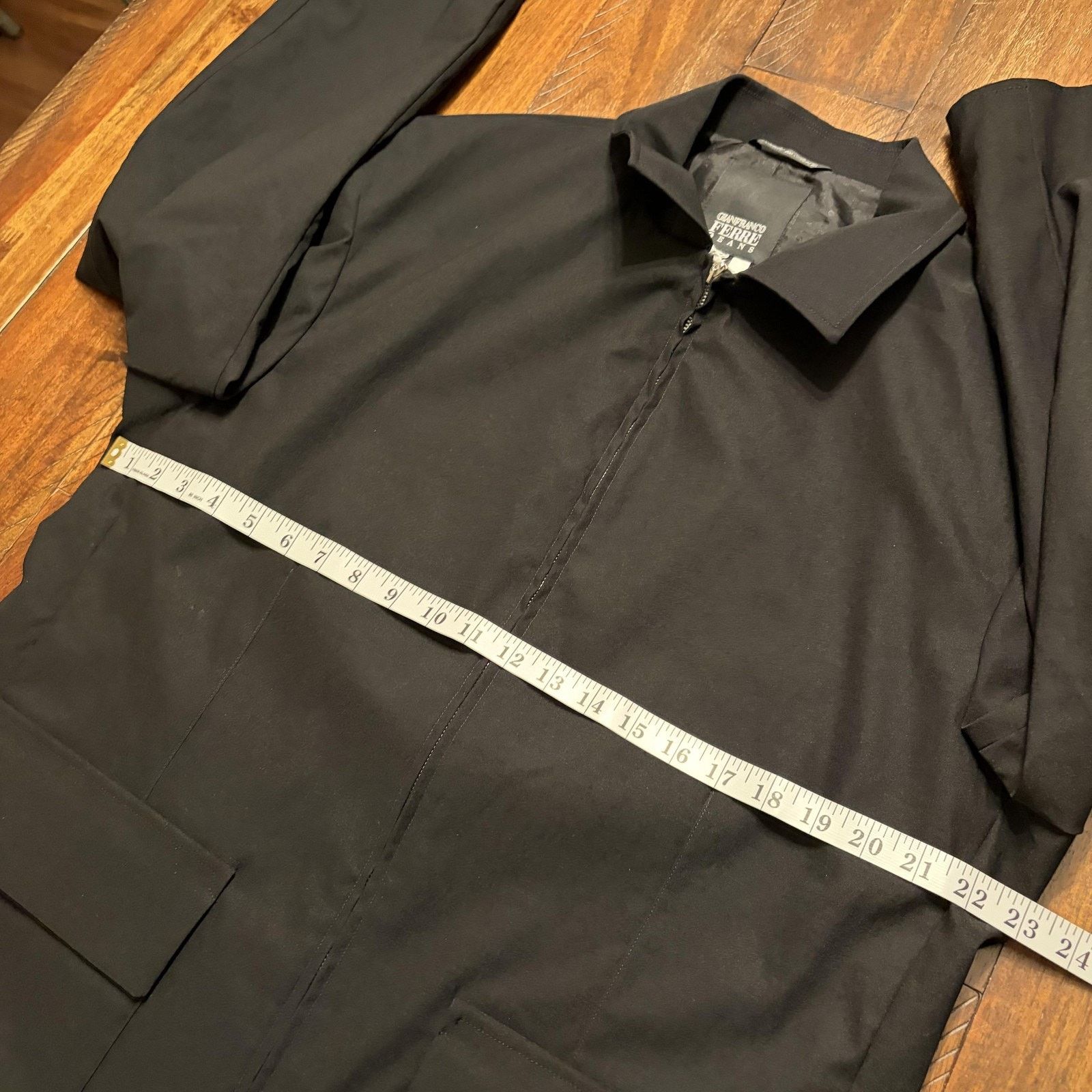 Gianfranco Ferre Gianfranco Ferre Jeans Coat 58 Softshell Zip Overcoat Italy Size US L / EU 52-54 / 3 - 12 Thumbnail