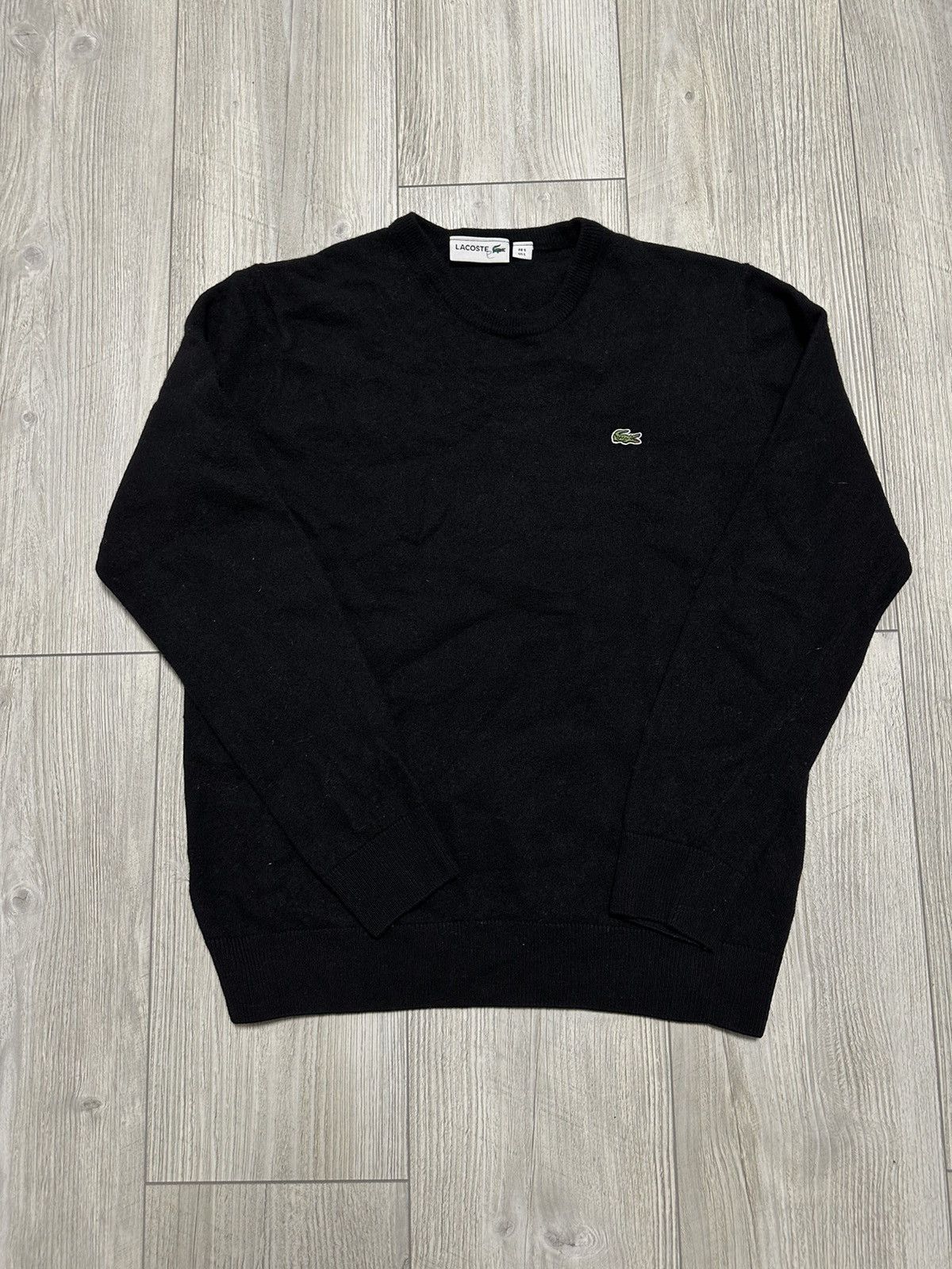 Lacoste Vintage Lacoste Wool Cabel Knit Sweater 90s Old Money Size US M / EU 48-50 / 2 - 1 Thumbnail