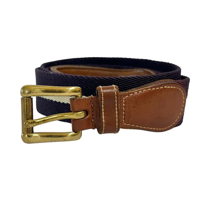 Dooney & Bourke Dooney & Bourke Vintage Leather Wool Surcingle Striped Belt | Grailed