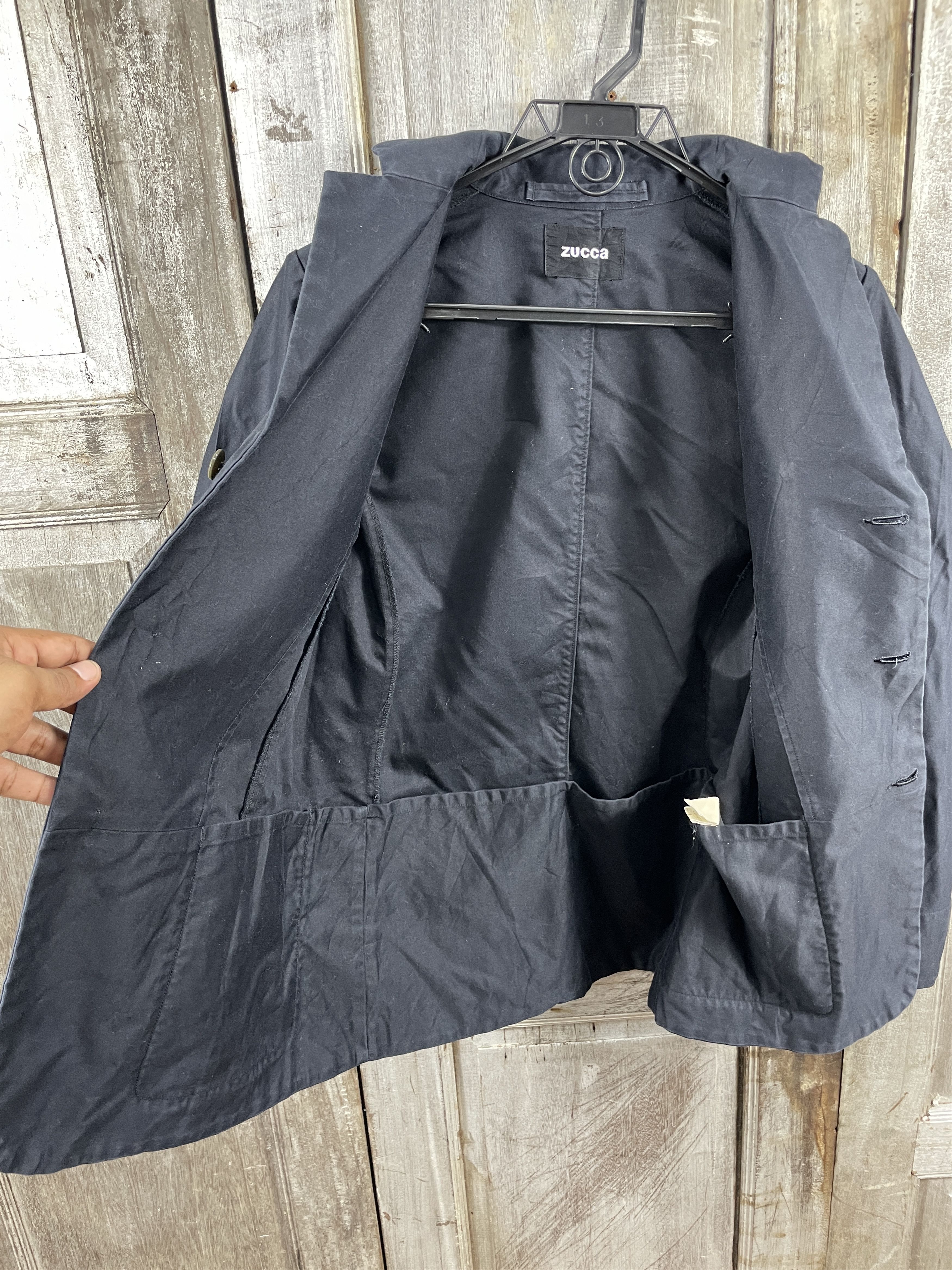 Issey Miyake × Zucca Zucca Issey Miyake Button Blazer Coat Size S / US 4 / IT 40 - 7 Thumbnail