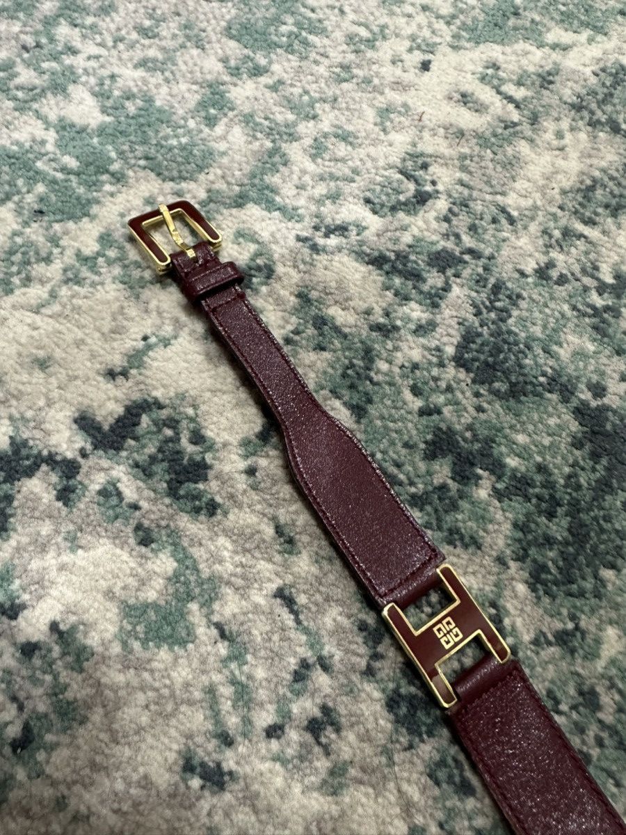 Givenchy Vintage 1980 Givenchy Leather Ladies Belt Size ONE SIZE - 8 Thumbnail
