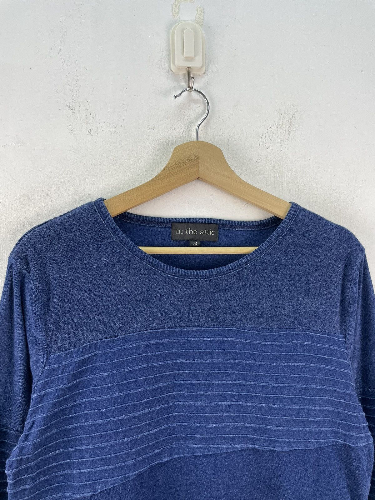 In The Attic In The Attic Long Sleeve Tshirt Patchwork Indigo Japan Size US M / EU 48-50 / 2 - 2 Thumbnail