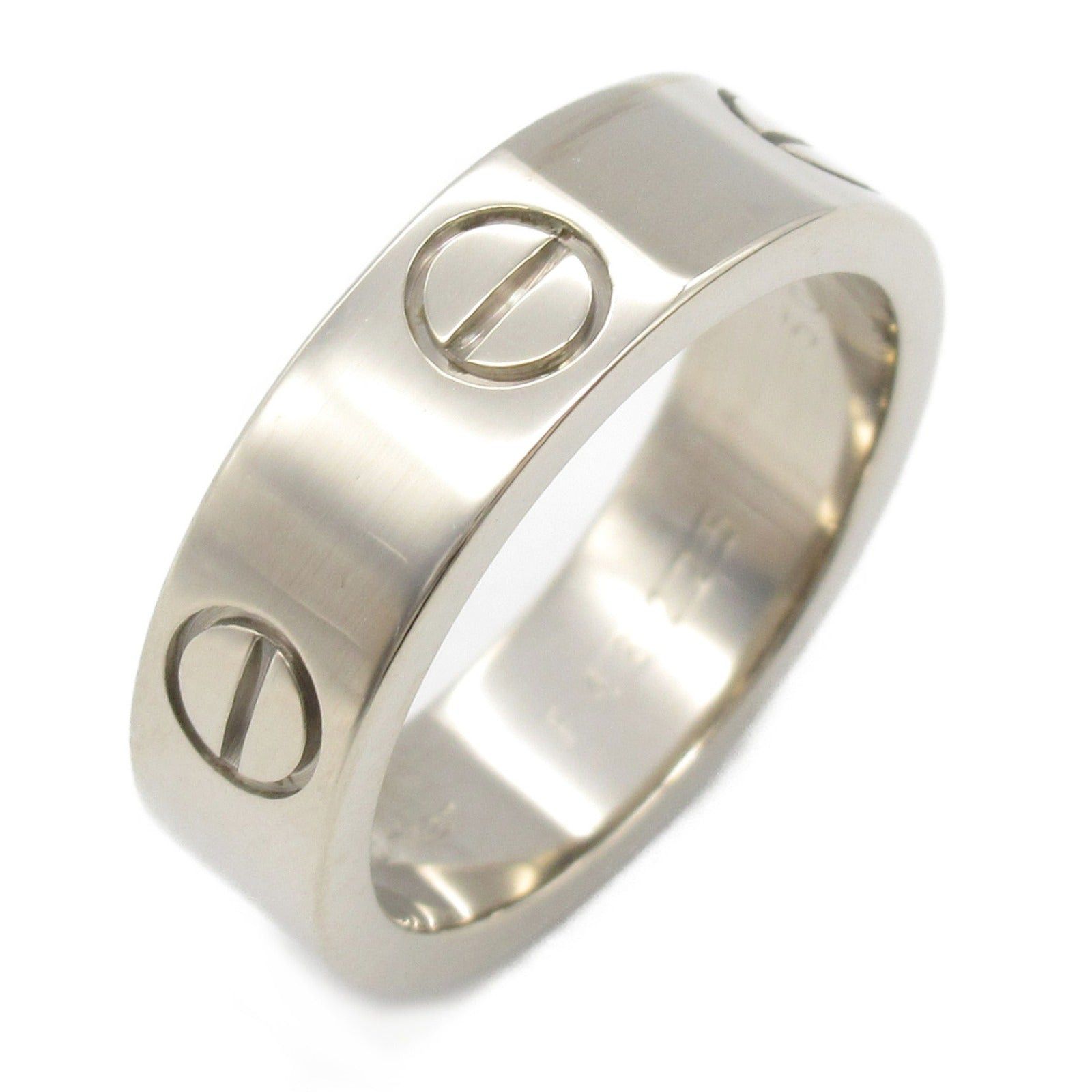 Cartier Cartier Love Ring K18Wg (White Gold) Silver Size ONE SIZE - 1 Thumbnail