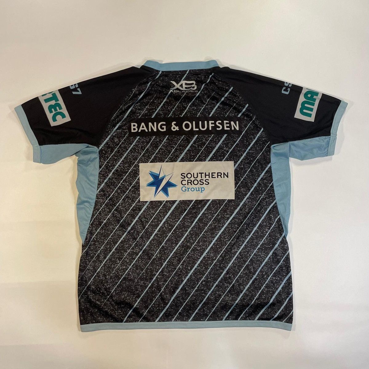 Other Black and blue Sharks rugby jersey shirt tee xblades Size US M / EU 48-50 / 2 - 2 Thumbnail