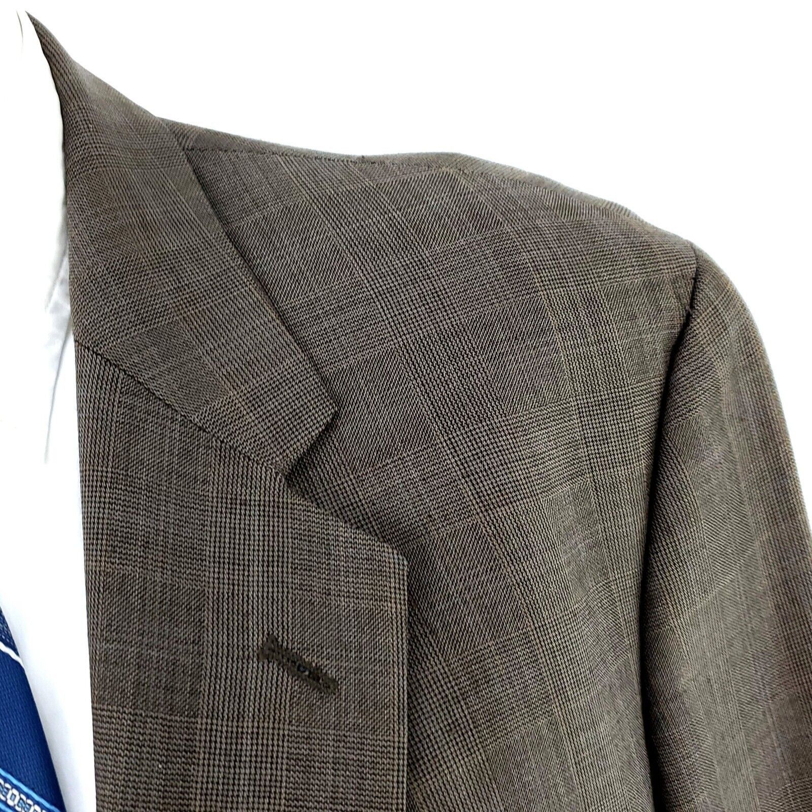 Stafford Stafford Executive Wool Cashmere 2 Button Blazer 42L Or Slim Size 42L - 2 Thumbnail