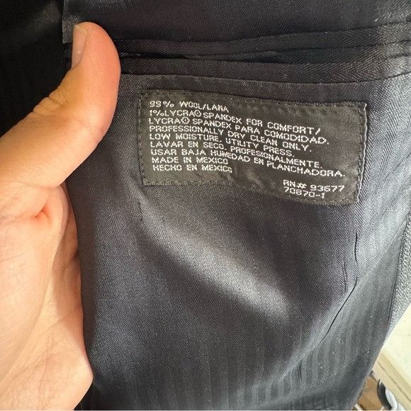 Stafford Stafford Traveler Plus Men’s Charcoal Blazer Sz 40R Size 40R - 4 Thumbnail