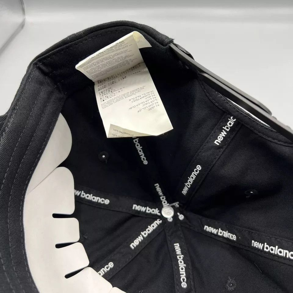 New Balance New Balance Logo Hat Men Black Snap Back Cap New Size ONE SIZE - 4 Thumbnail
