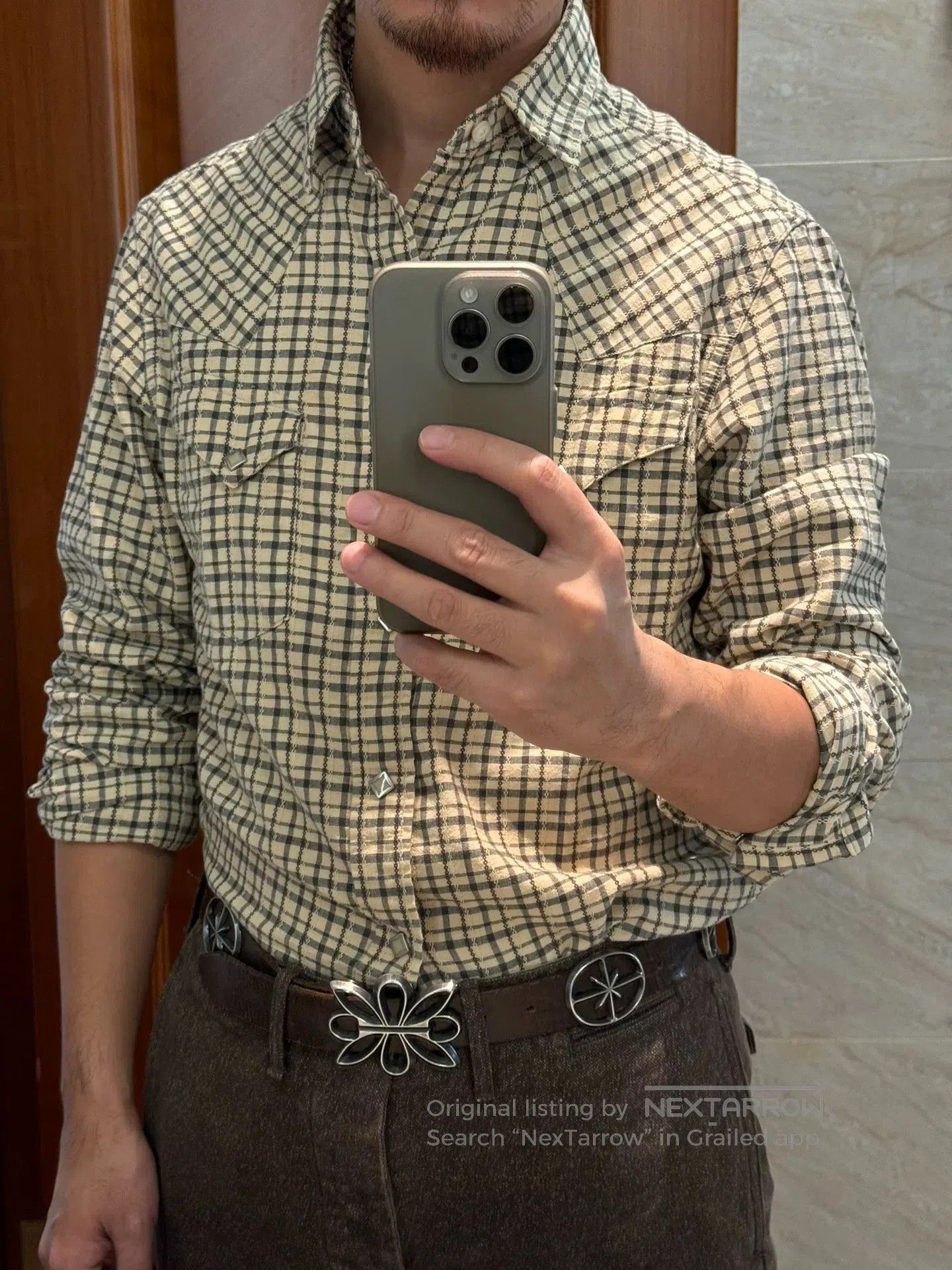 RRL Ralph Lauren RRL Plaid Western Shirt. Size US S / EU 44-46 / 1 - 2 Thumbnail