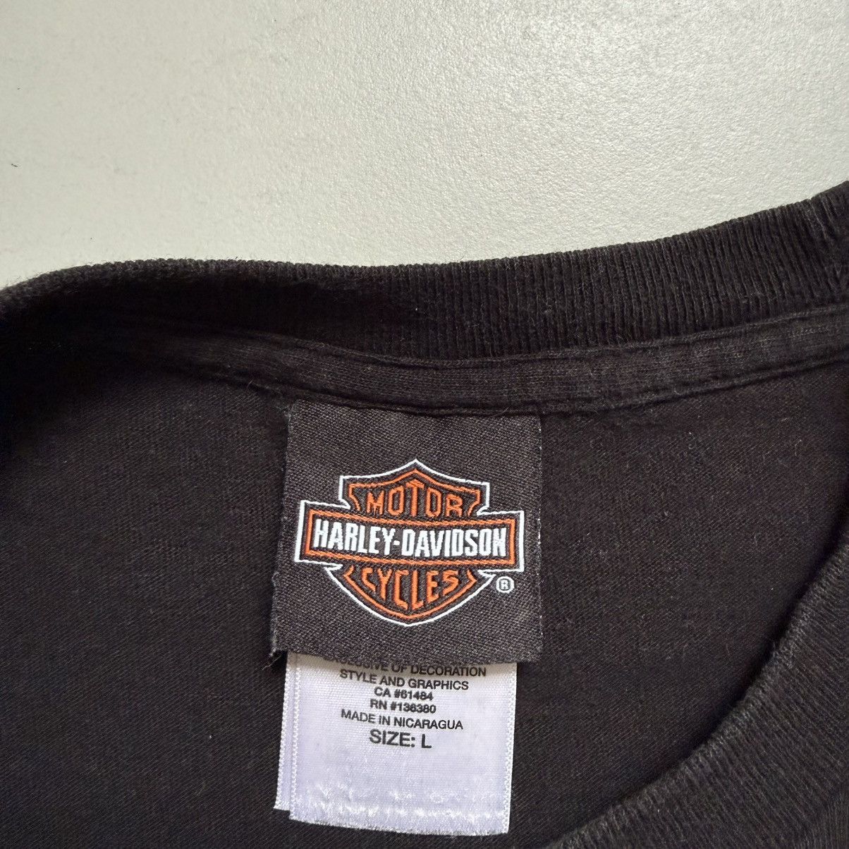 Harley Davidson Harley-Davidson Las Vegas, Nevada Distressed Tee Size US L / EU 52-54 / 3 - 7 Thumbnail