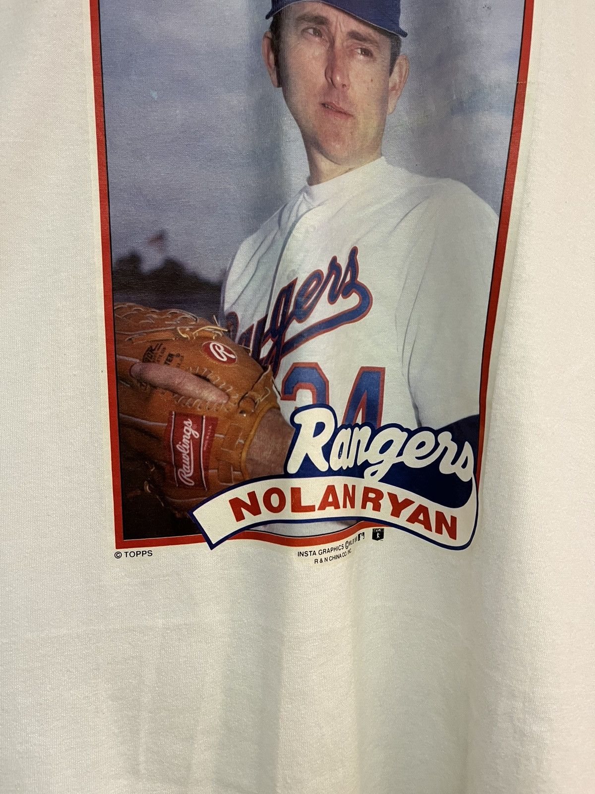 Vintage 1989 Topps Nolan Ryan Tee Size US M / EU 48-50 / 2 - 4 Thumbnail