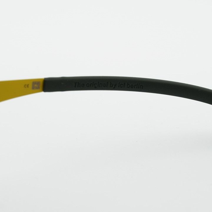 Ic! Berlin Ic! Berlin REESE M1521 148 Sunglasses Black/Lemon Shield Size ONE SIZE - 8 Thumbnail