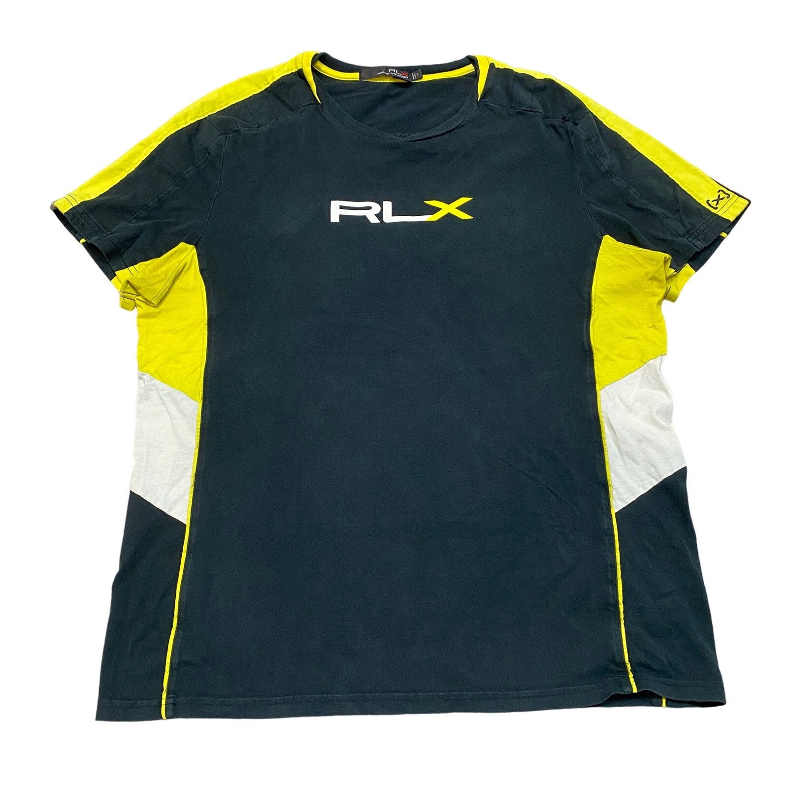 RLX Ralph Lauren × Ralph Lauren RLX Ralph Lauren Colorblock T Shirt Large Y2K Streetwear Size US L / EU 52-54 / 3 - 1 Thumbnail