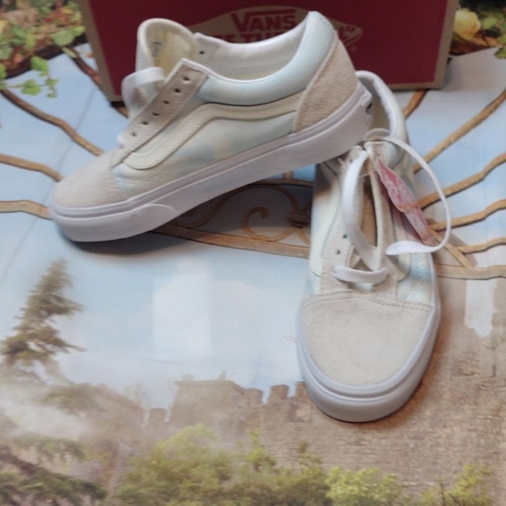 Vans Vans bleach wash ballad blue sneakers size 5 Size US 5 / IT 35 - 3 Thumbnail