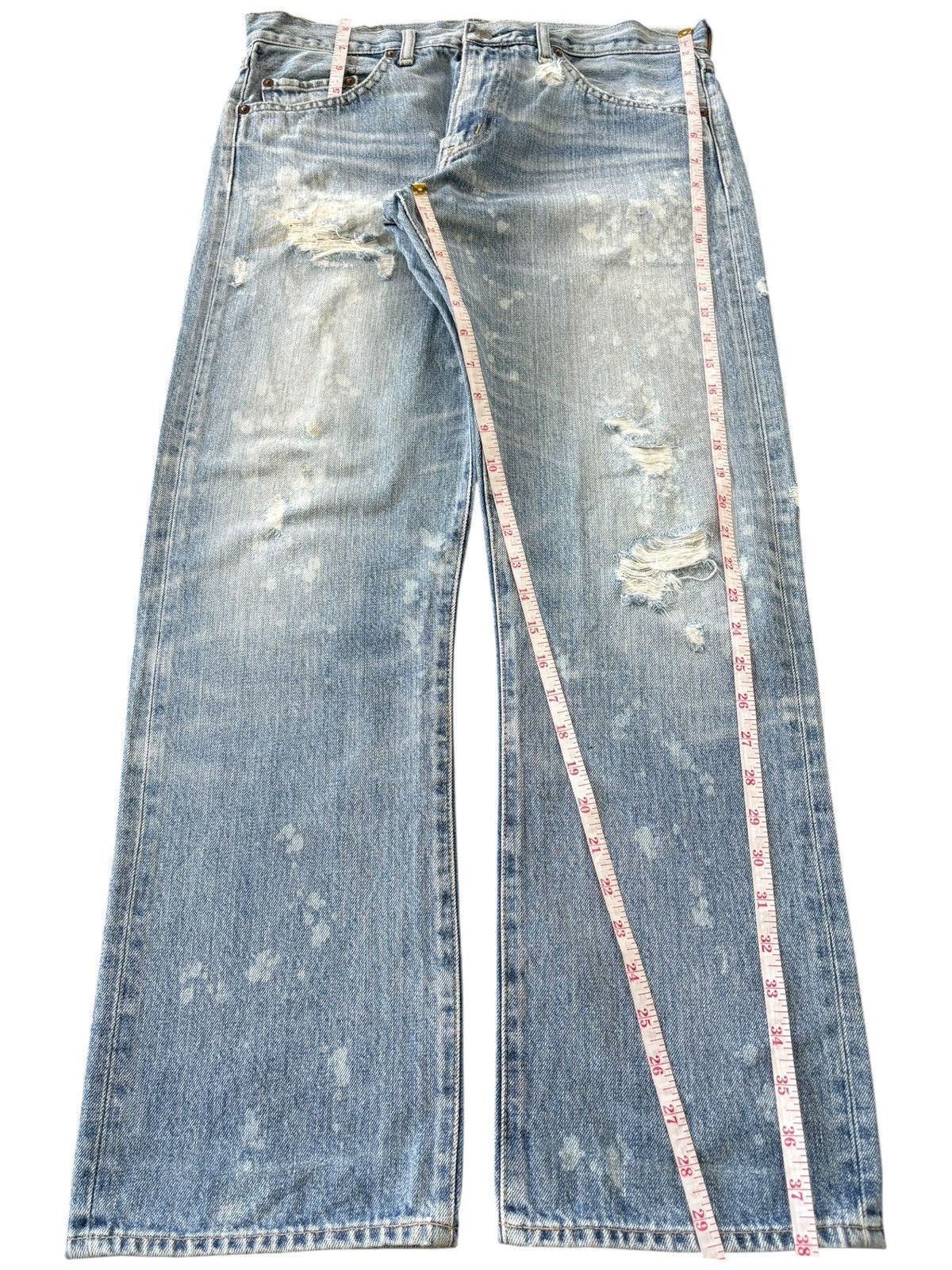 Ksubi Vintage Japanese RNA Bleached Wash Distressed Loose Jeans Size US 33 - 8 Thumbnail