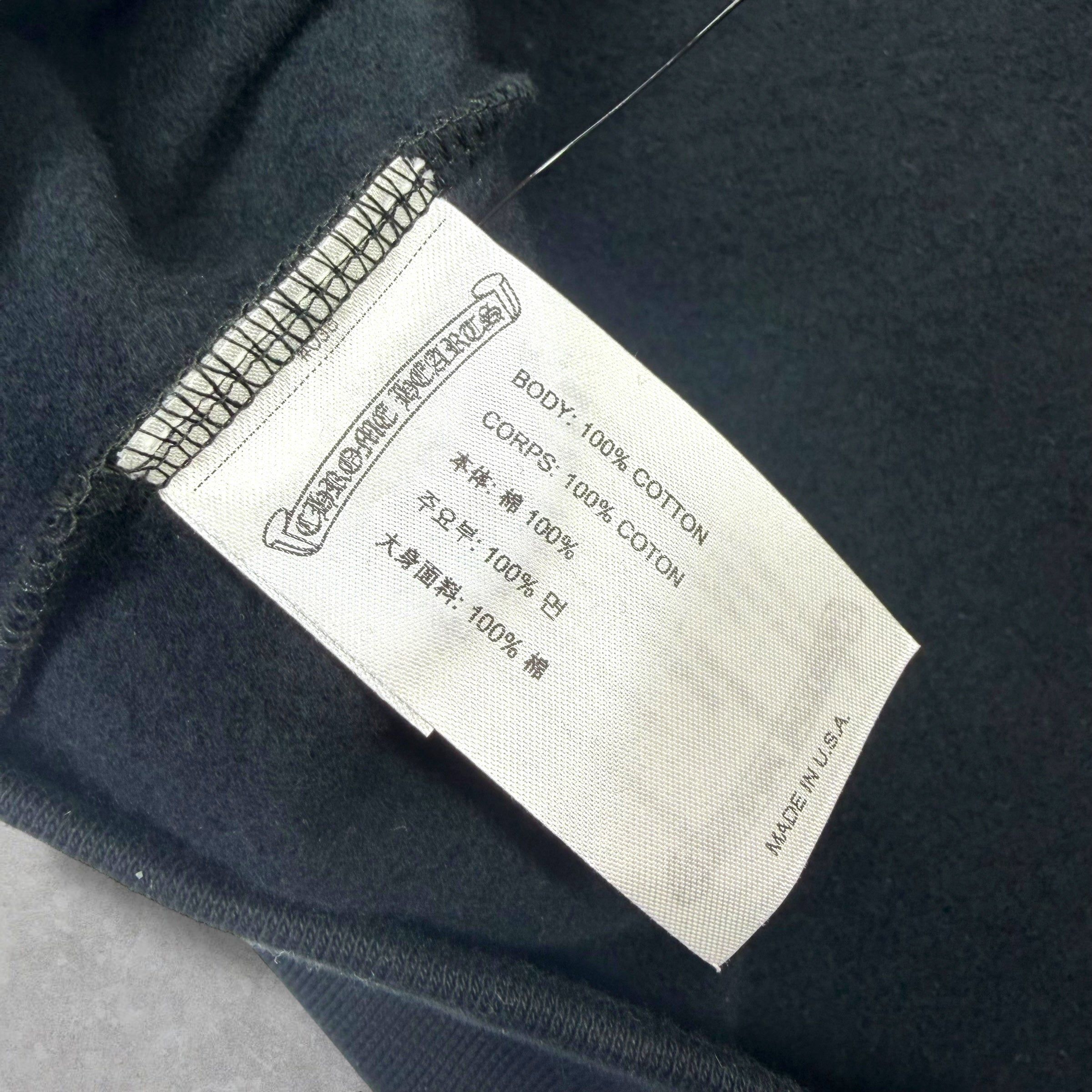 Chrome Hearts Chrome Hearts Black Scroll Logo Hoodie L Size US L / EU 52-54 / 3 - 6 Thumbnail