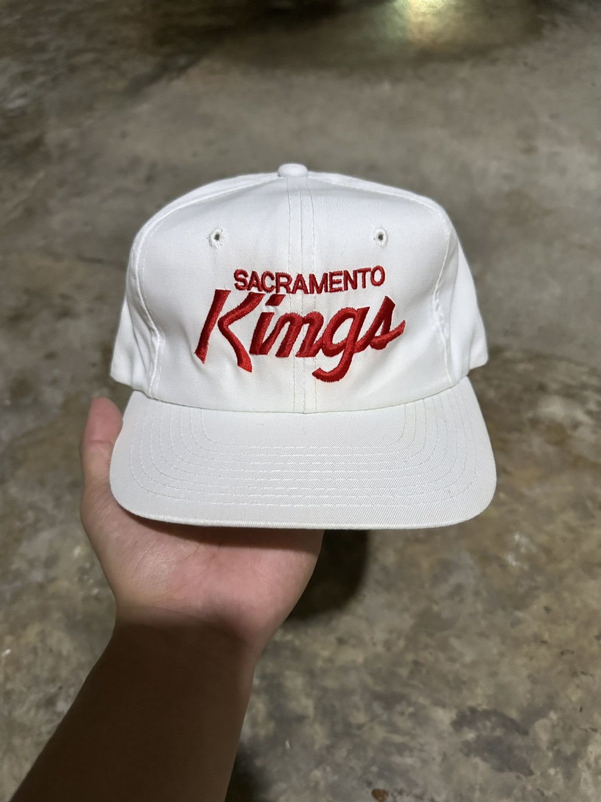 Sports Specialties × Vintage Vintage Sacramento Kings Sports Specialties Script Hat Size ONE SIZE - 1 Thumbnail