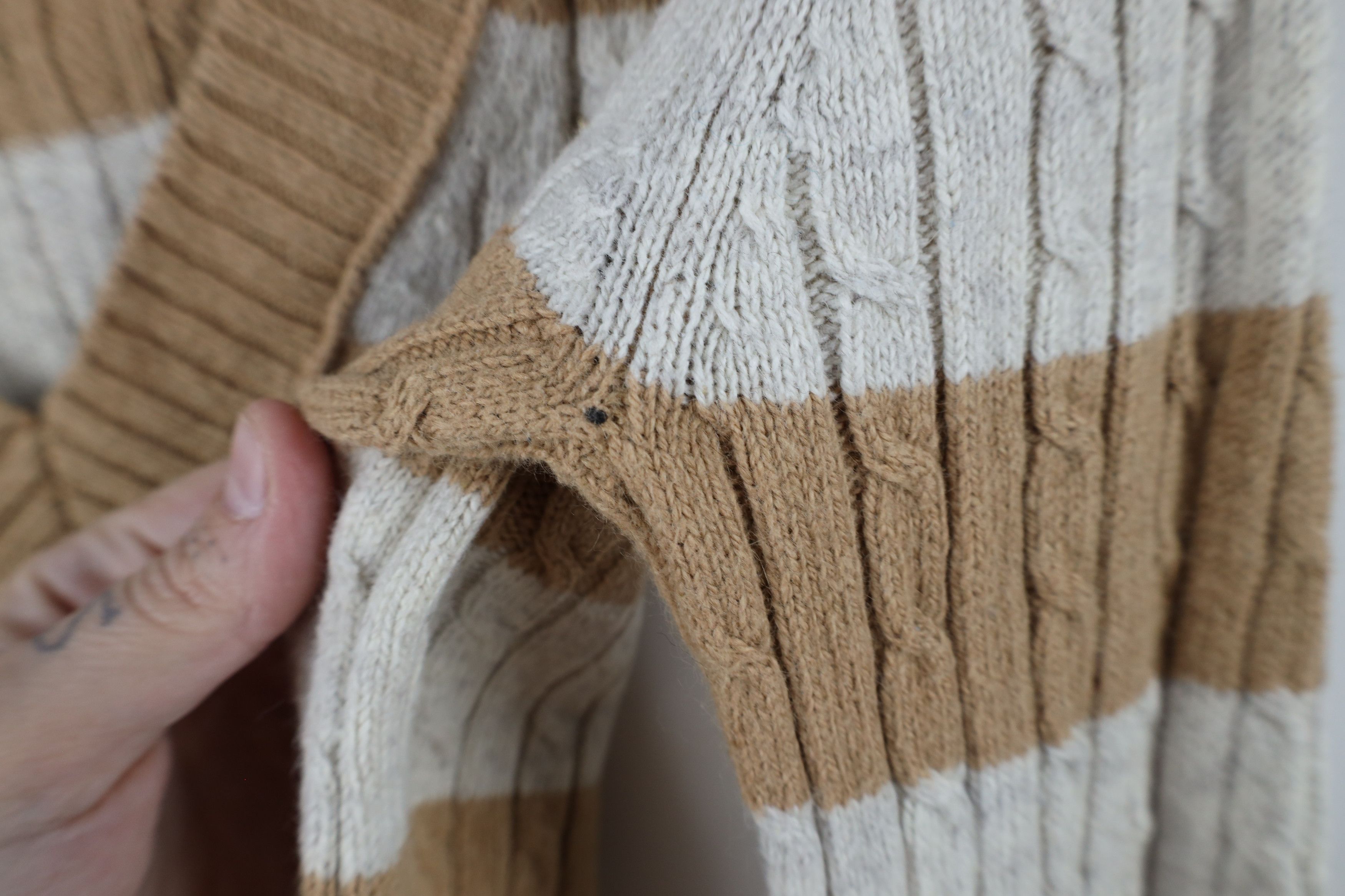American Eagle Outfitters × Vintage Vintage Y2K American Eagle Outfitters Cable Knit Sweater Size M / US 6-8 / IT 42-44 - 5 Thumbnail